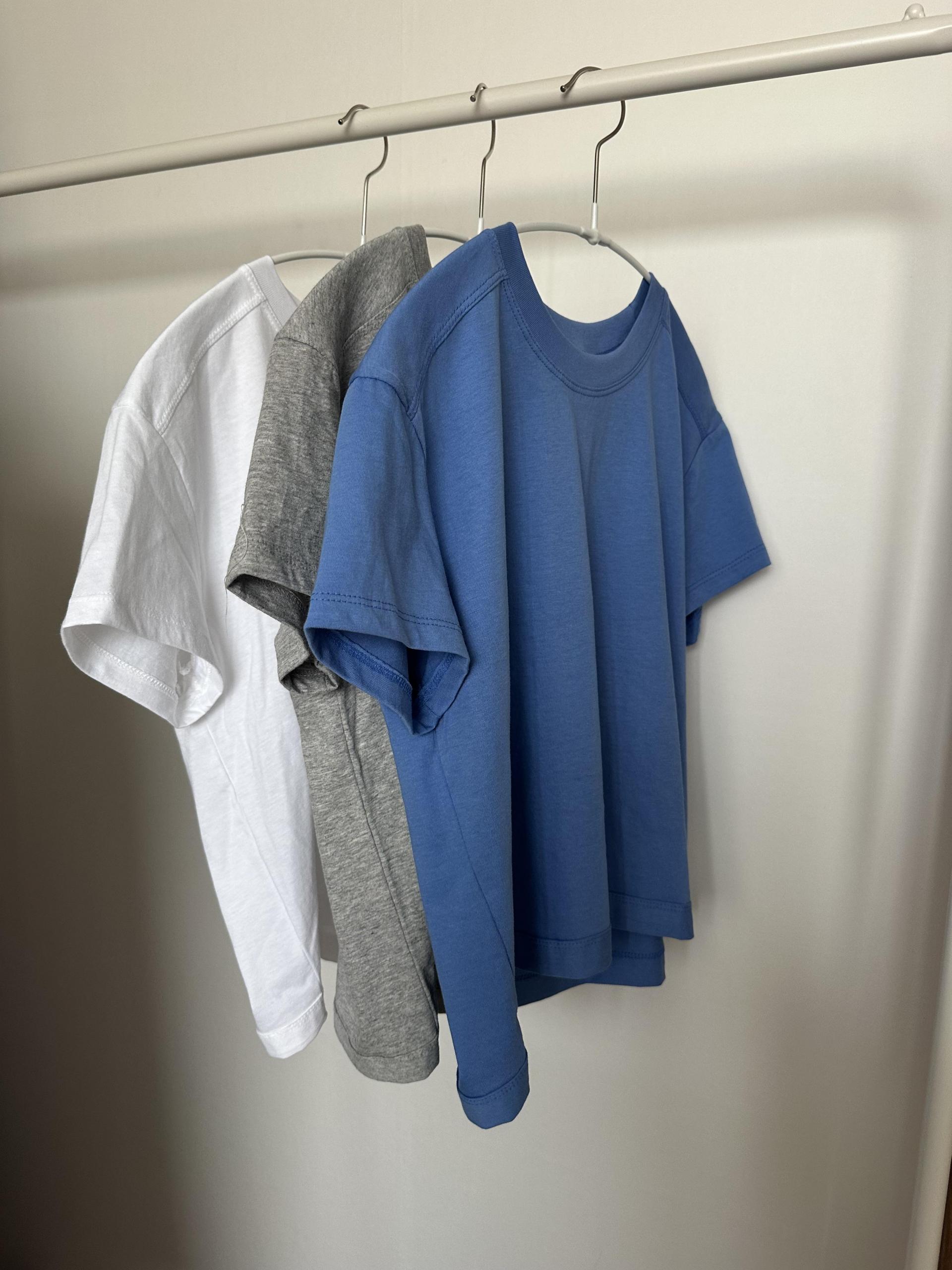 mile top (aqua blue/melange/white) 완