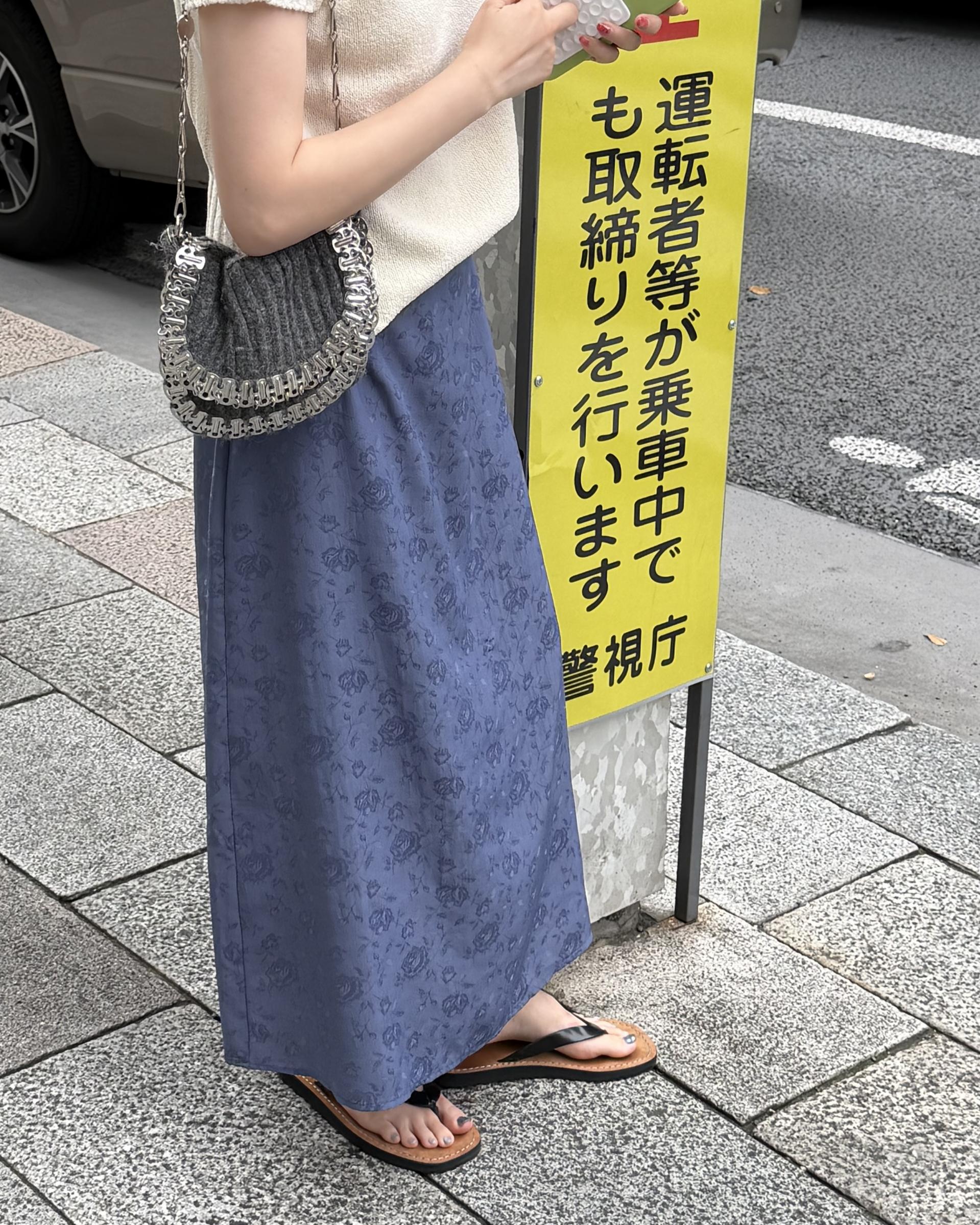 emma half knit (cream/pale grey/charcoal)