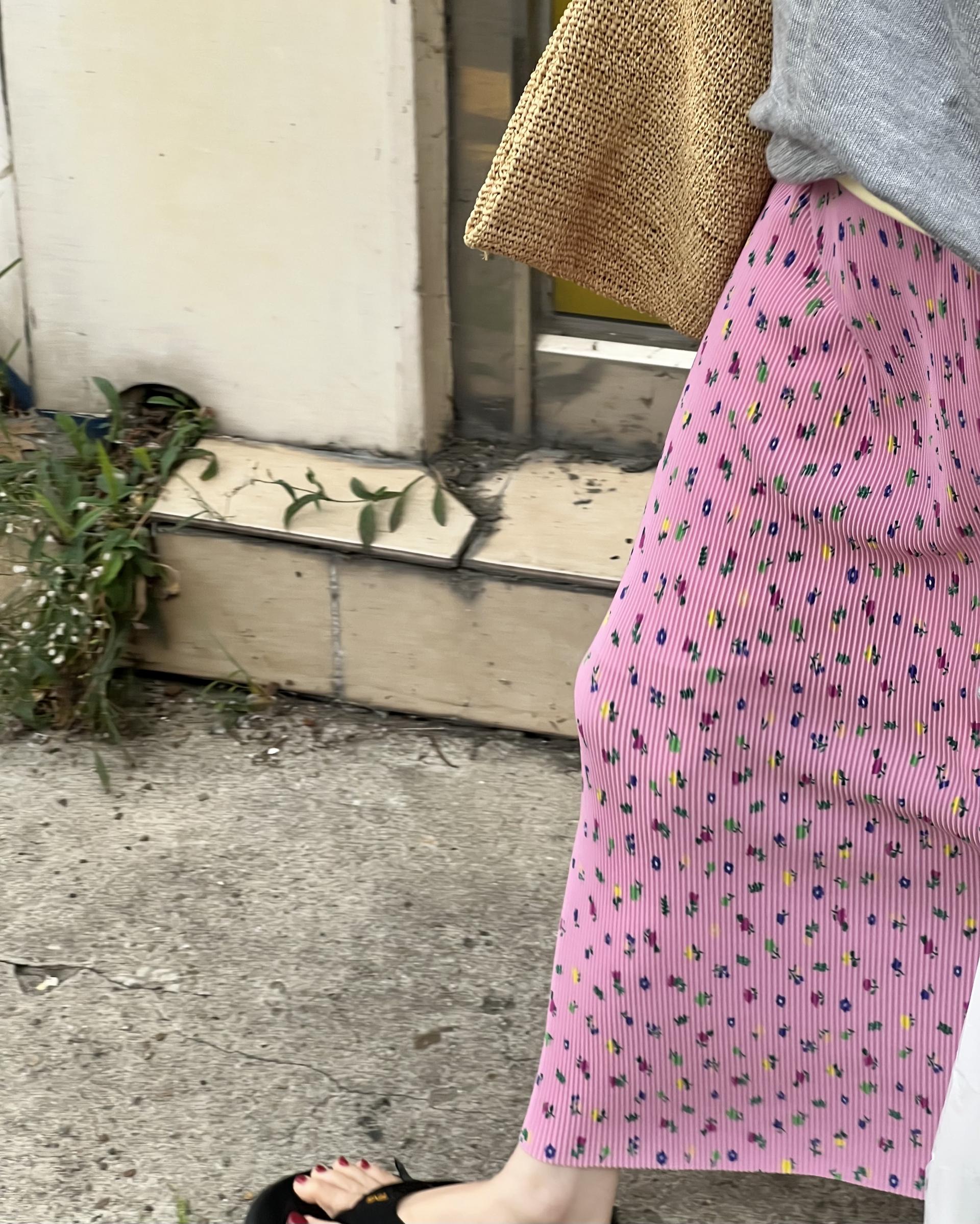 <made> penne skirt (bubble gum)