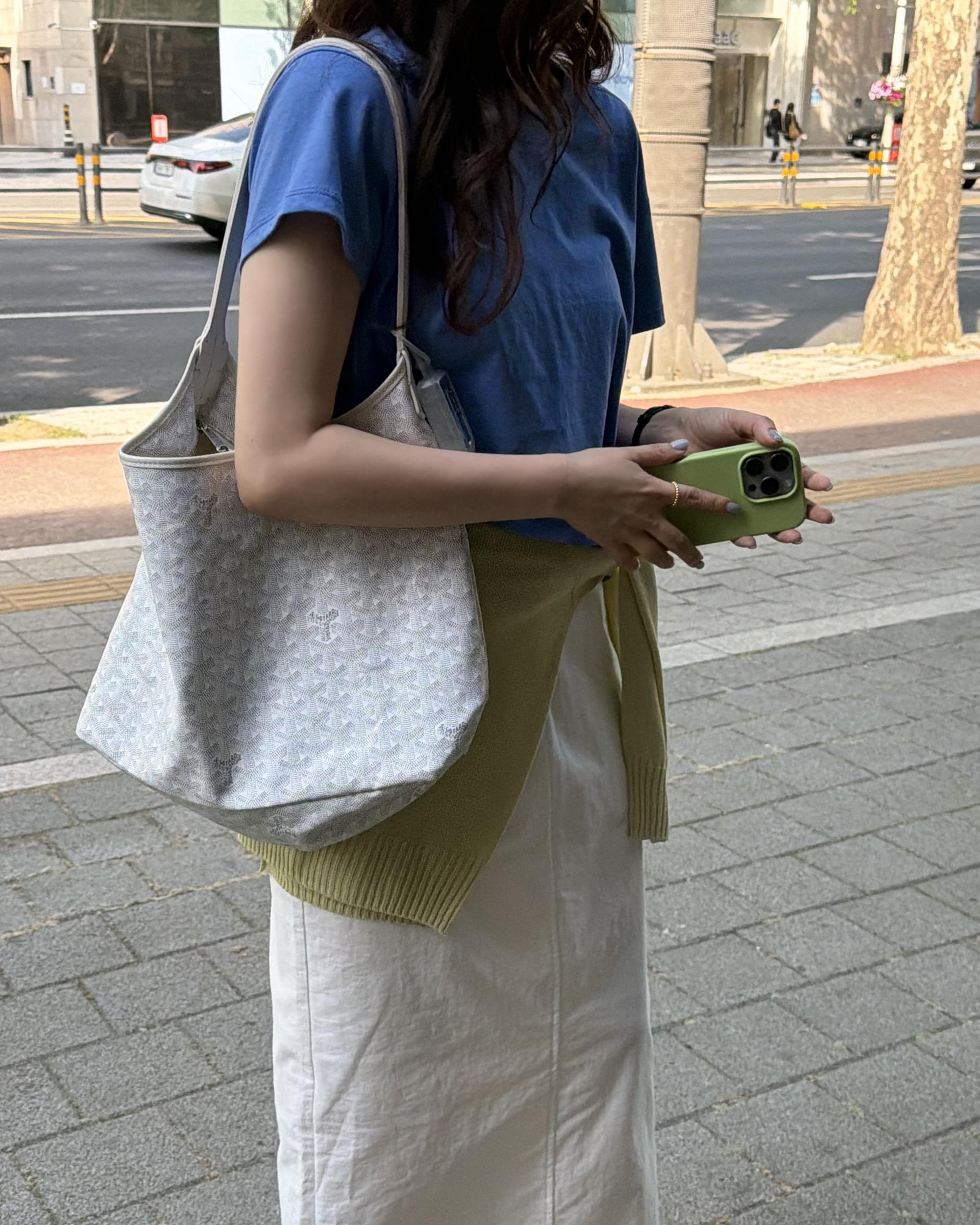 creme cotton skirt (beige/white) 완