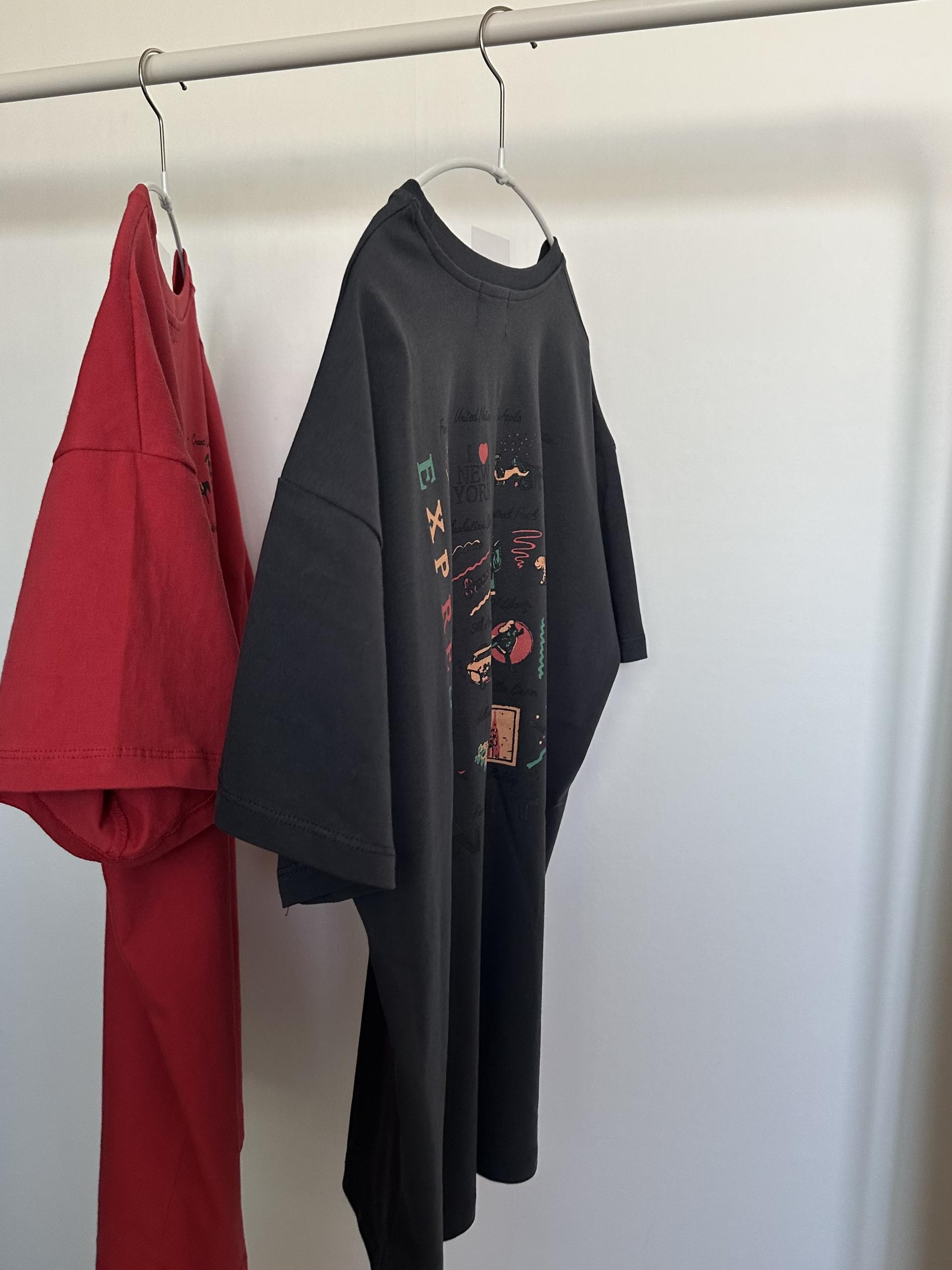manhattan top (red/charcoal)
