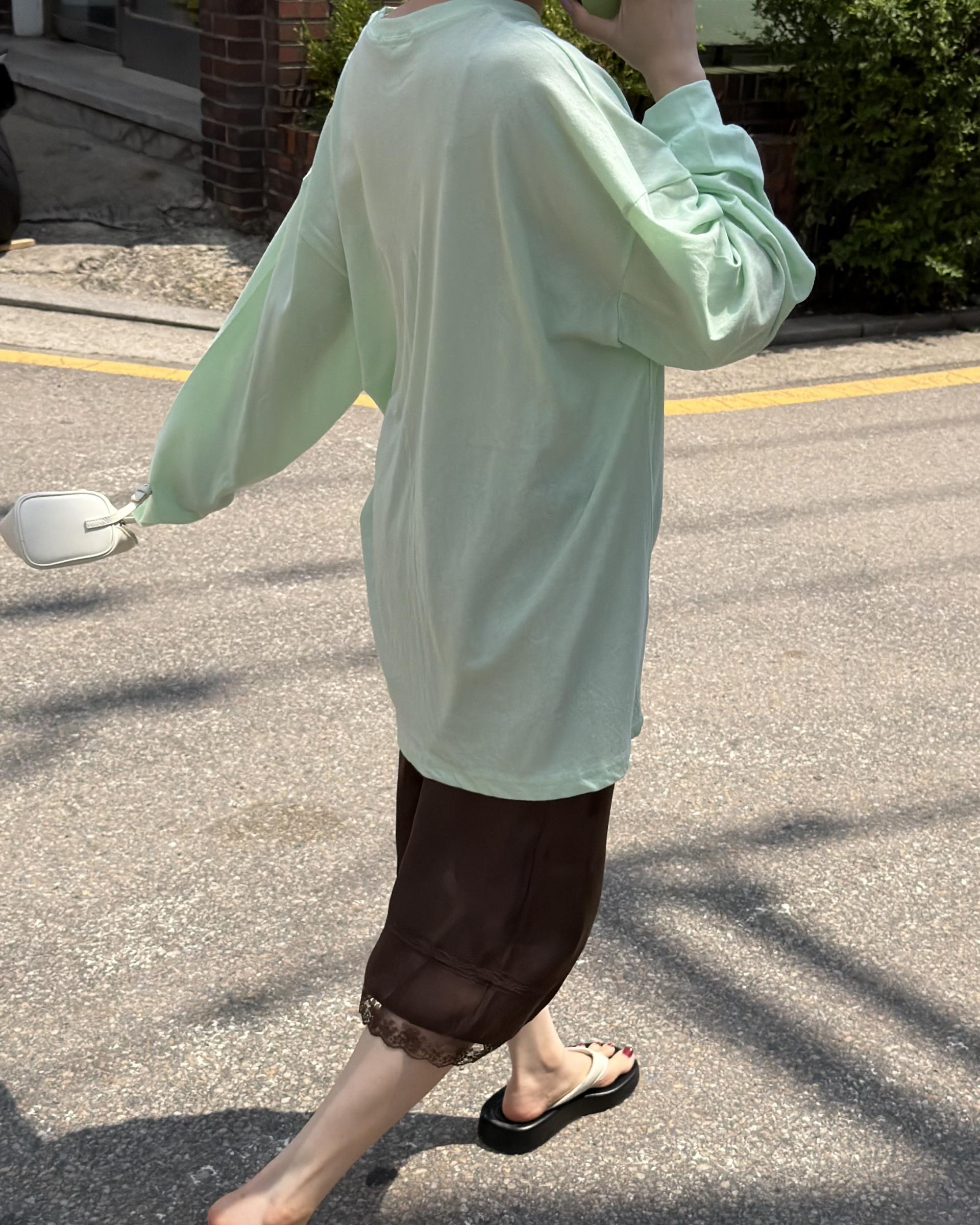 fruit top (white/mint/yellow/black/melange/pink)