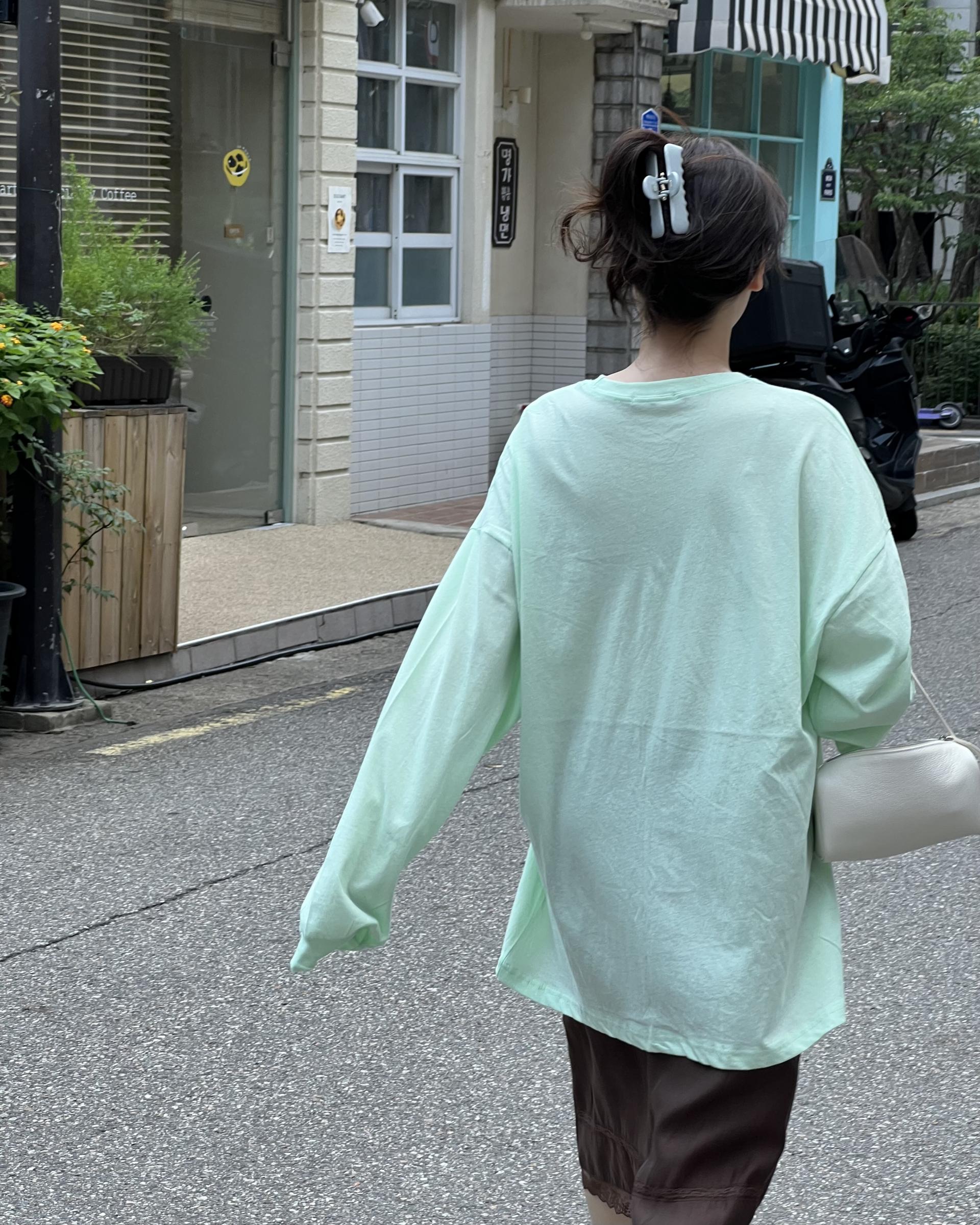 fruit top (white/mint/yellow/black/melange/pink)