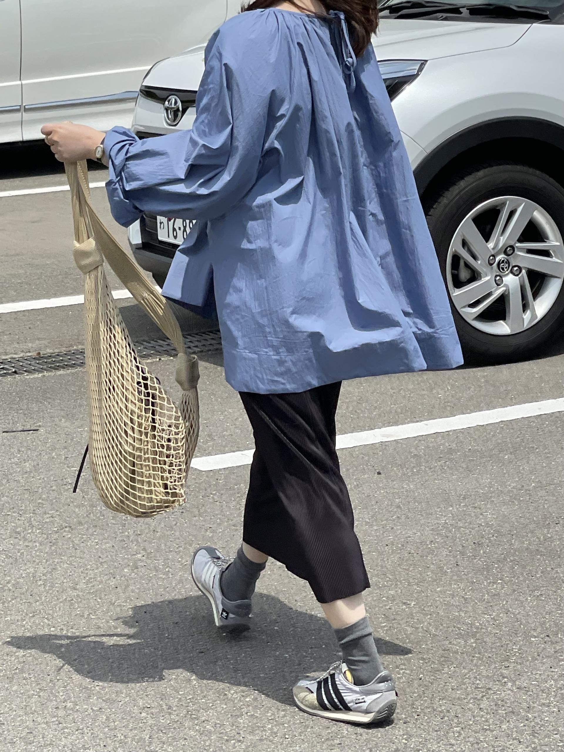 <made> sorbet blouse (indigo blue) (13차 pre-order)