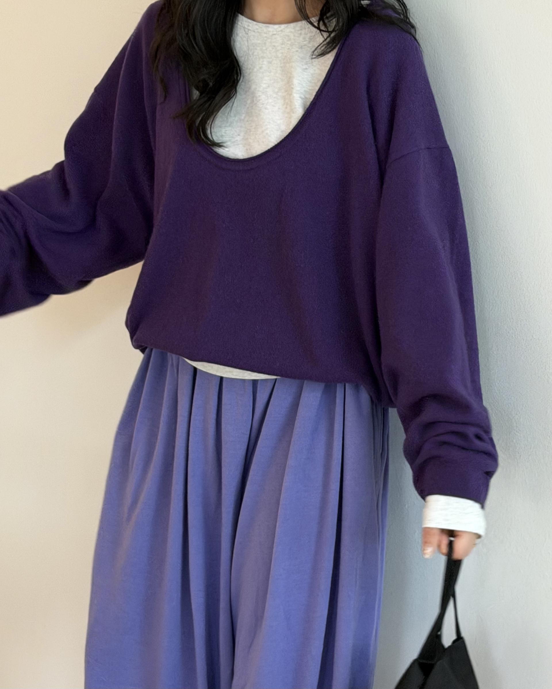 savanna harem pants (purple/charcoal/grey)