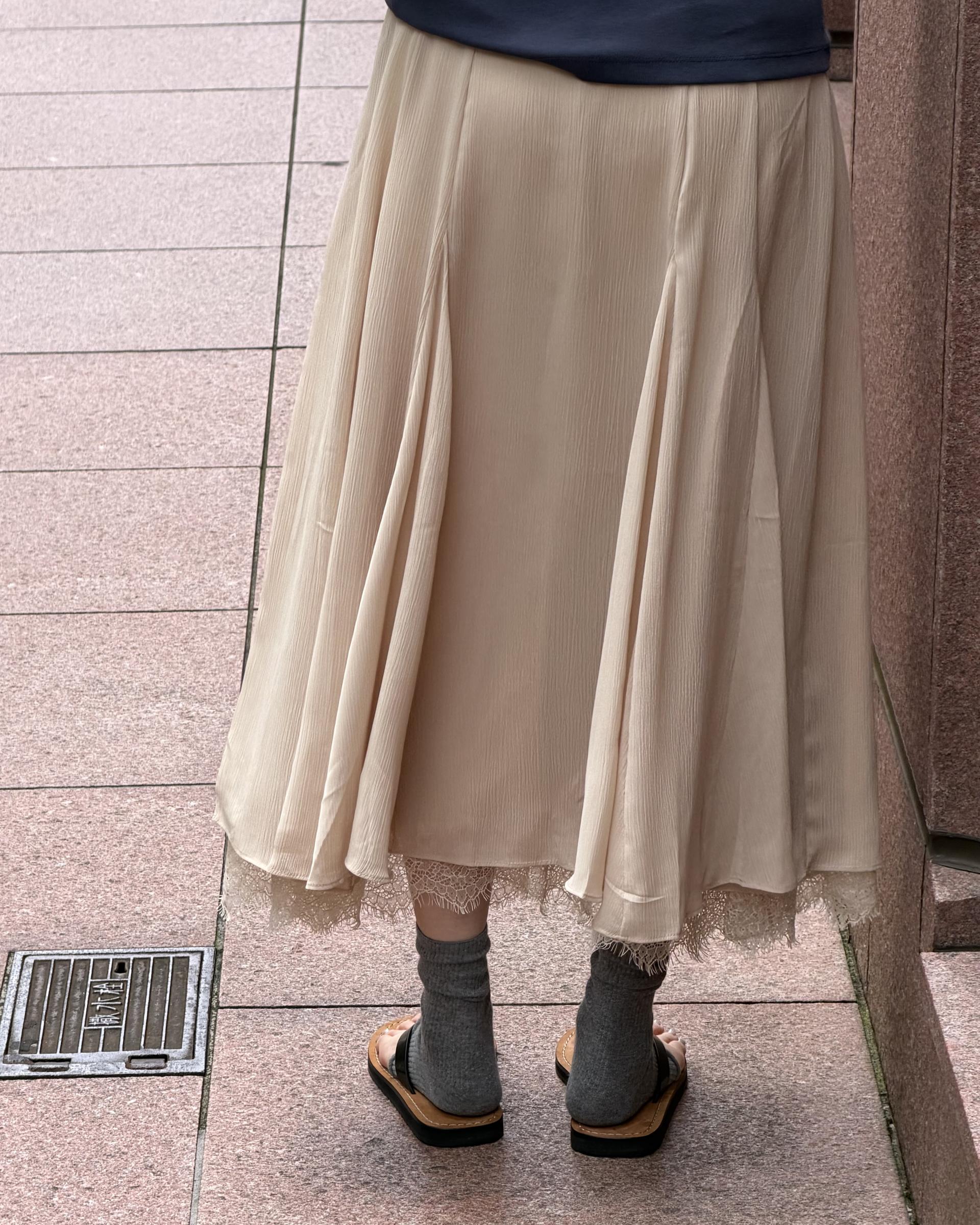 veil lace skirt