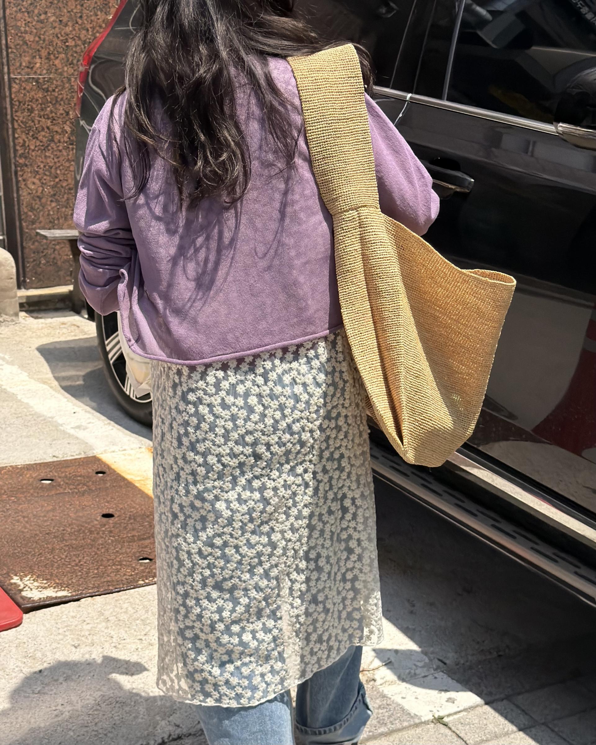carol summer cardigan (purple)