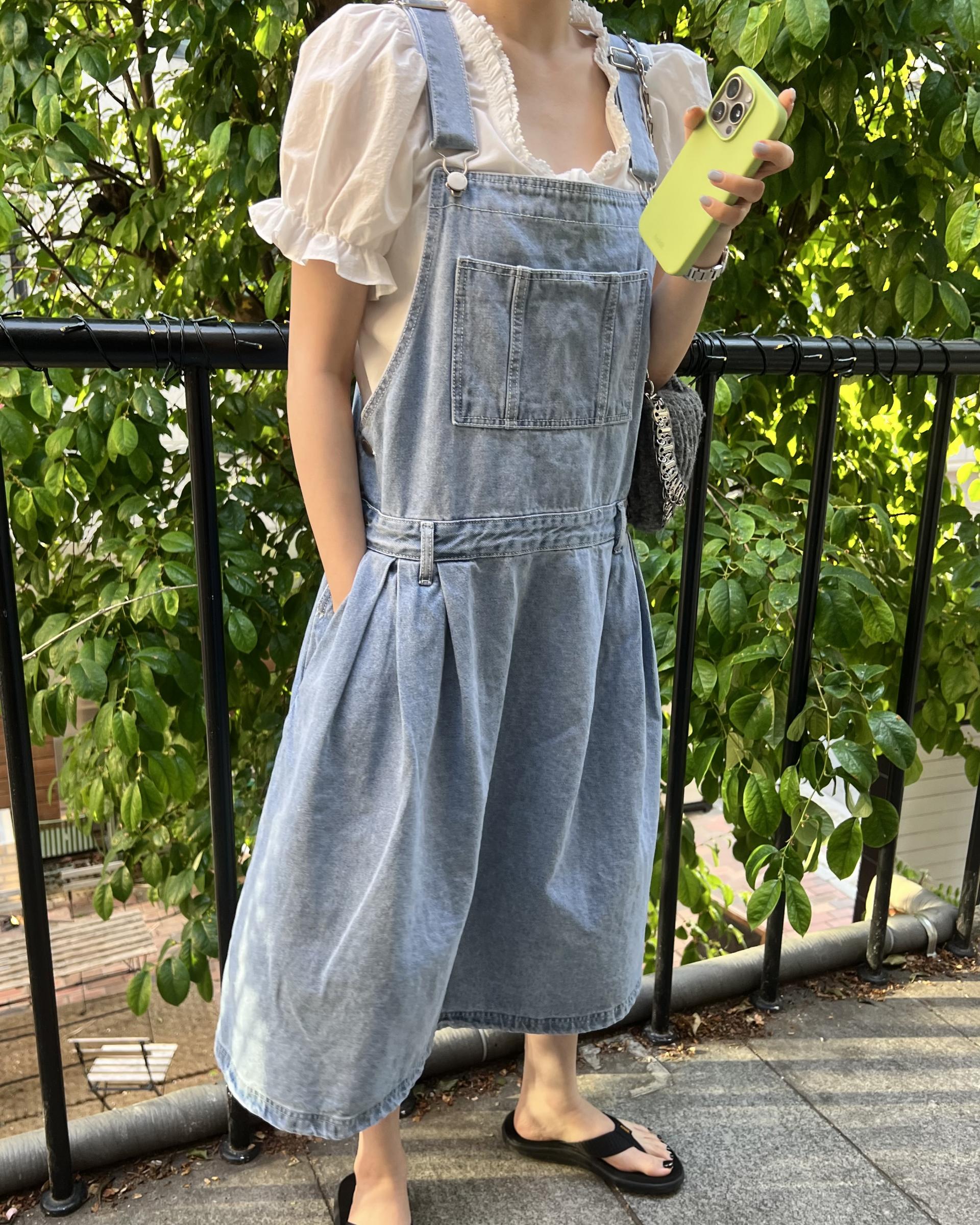 miguel denim overall 완