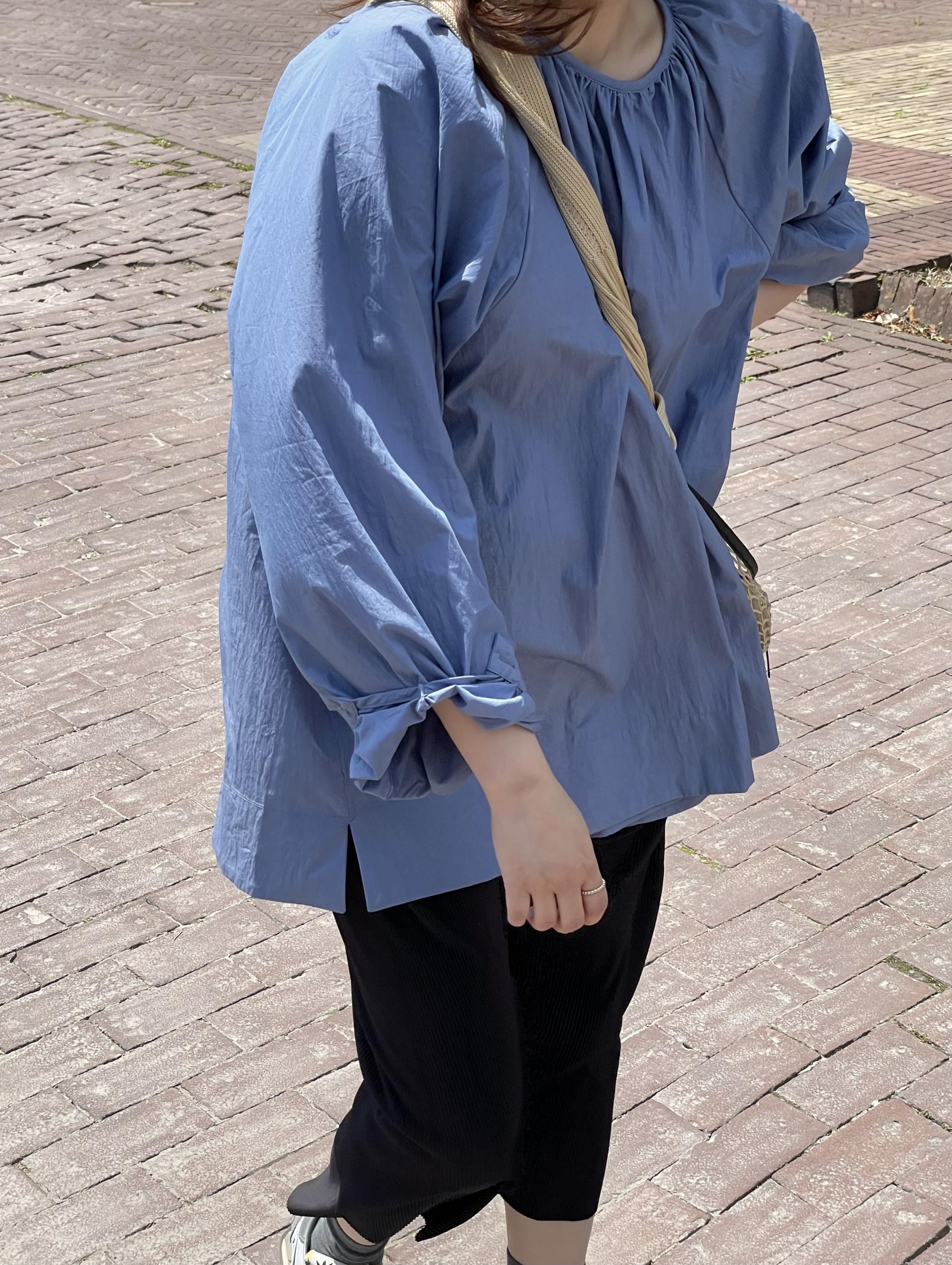 <made> sorbet blouse (indigo blue) (13차 pre-order)