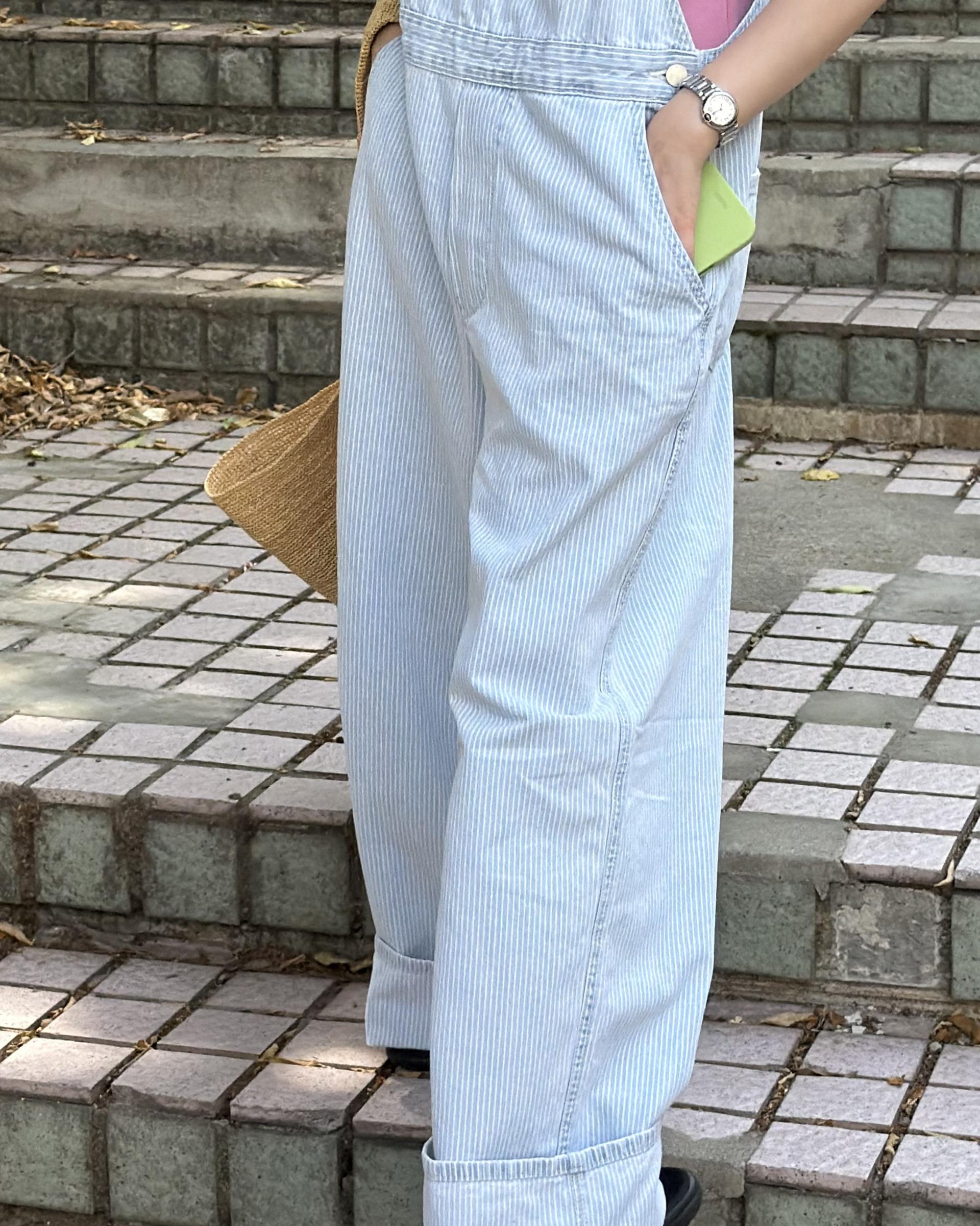donkey stripe overall