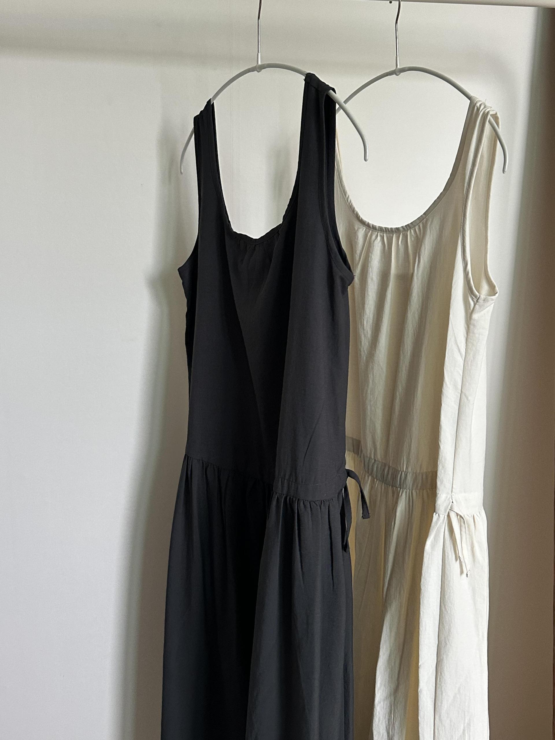 oatmeal dress (charcoal/cream)