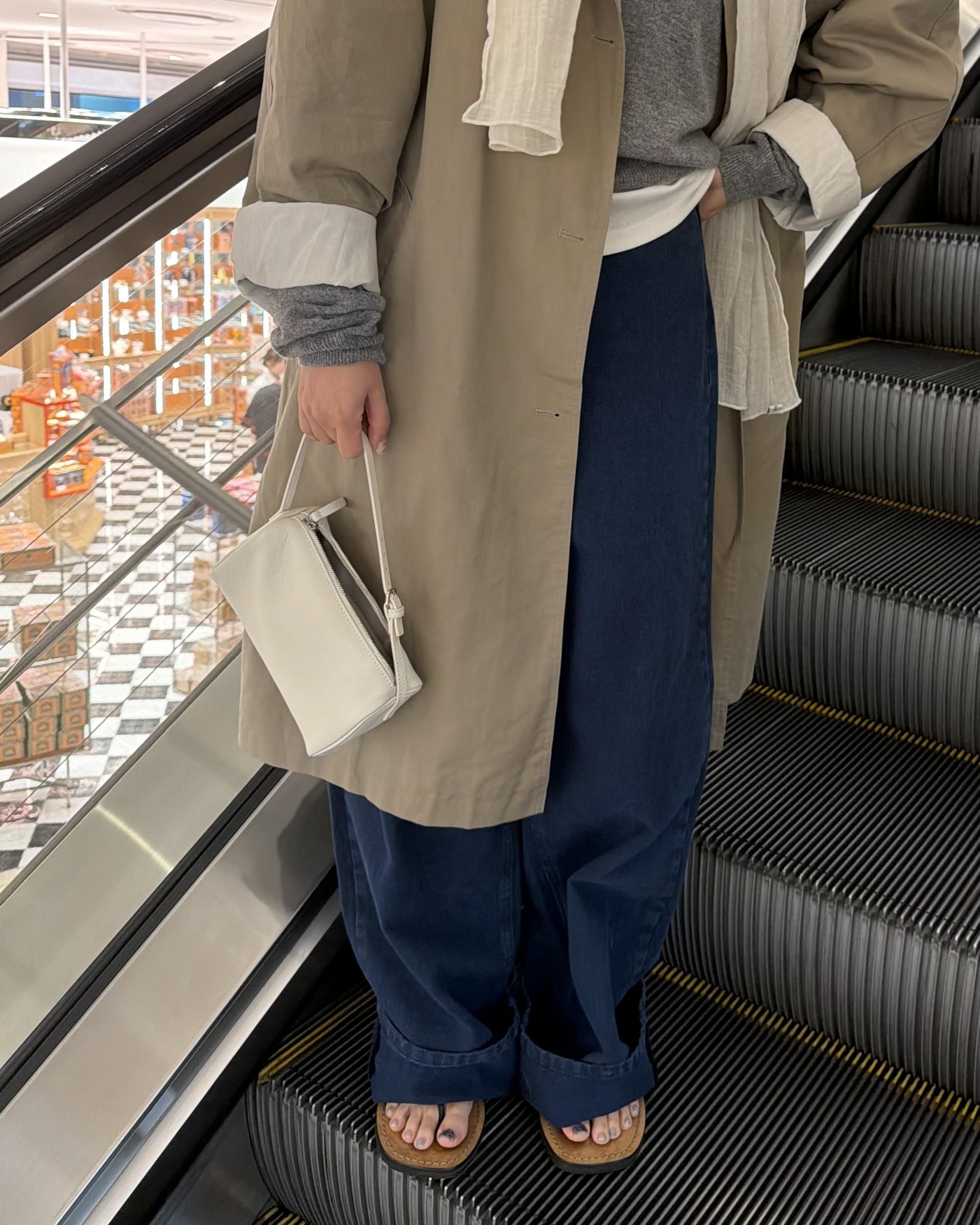 moon dying pants (brown/blue)