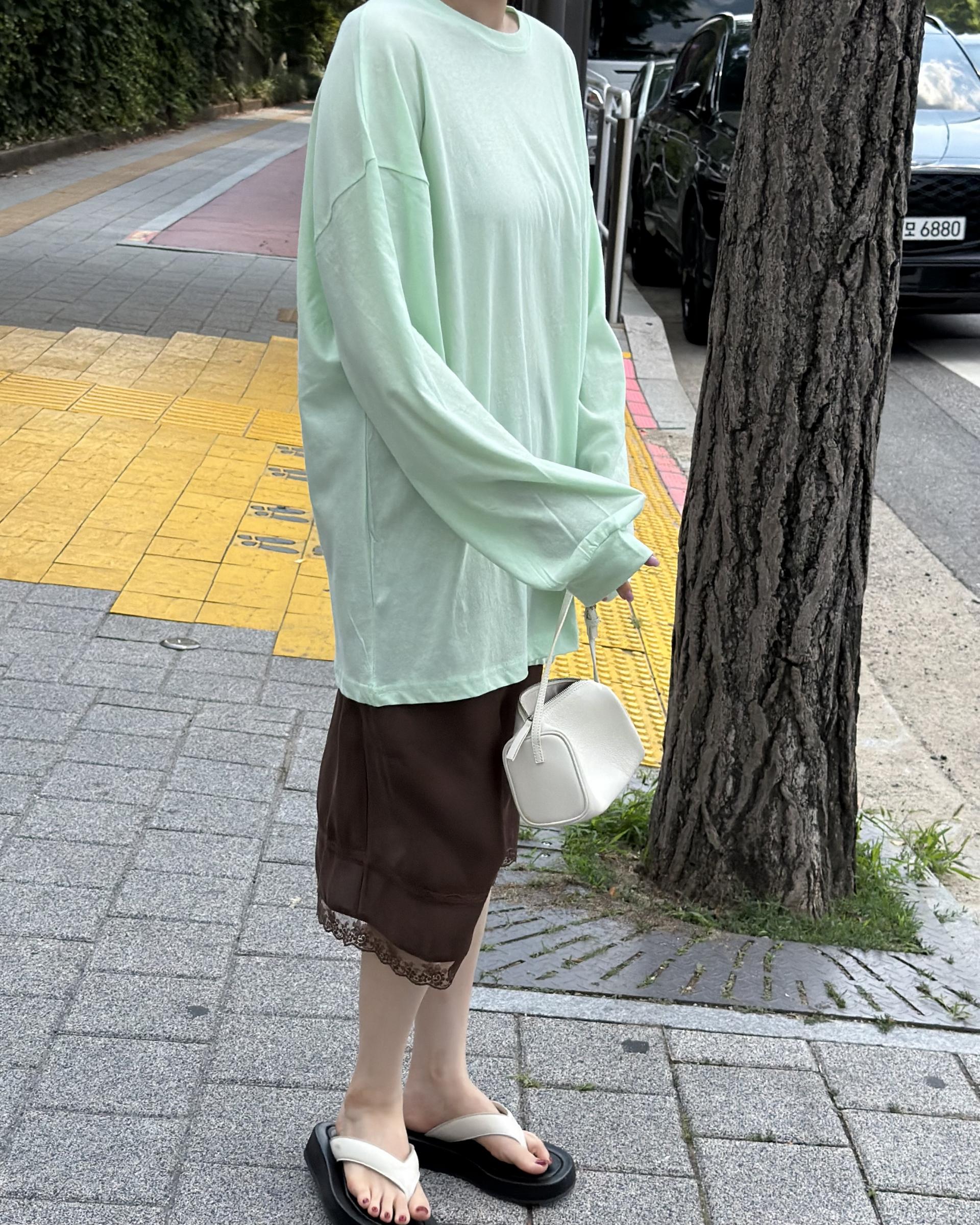 fruit top (white/mint/yellow/black/melange/pink)
