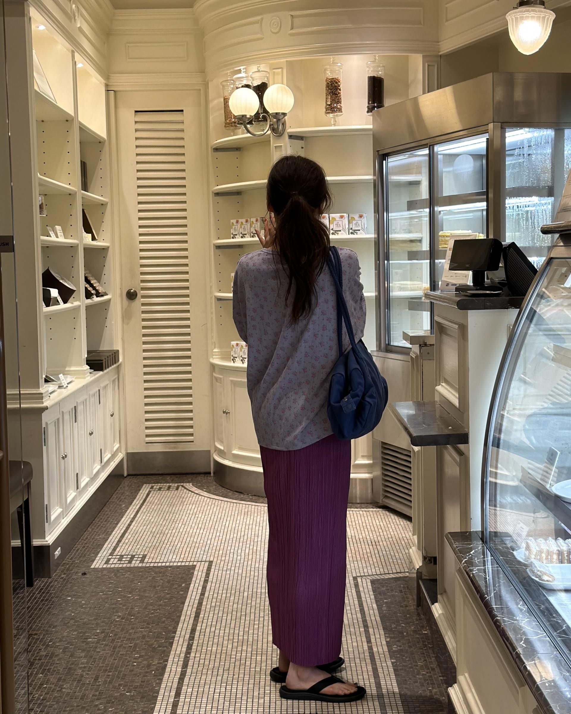<made> penne skirt (violet)