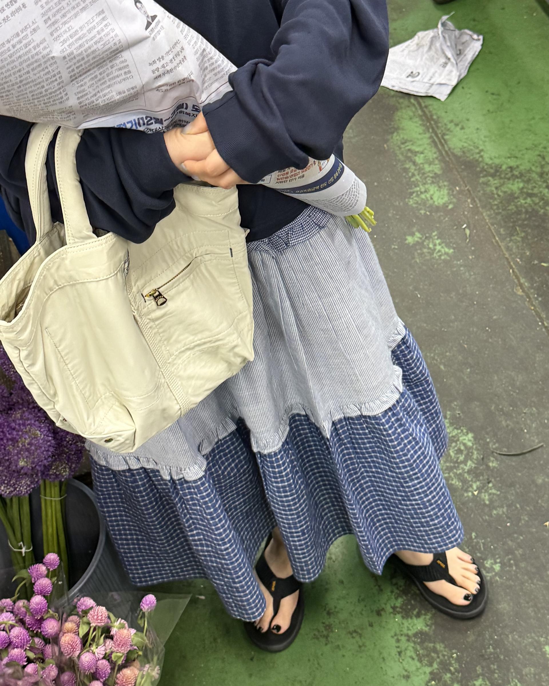 pool summer mtm (navy/beige/grey)
