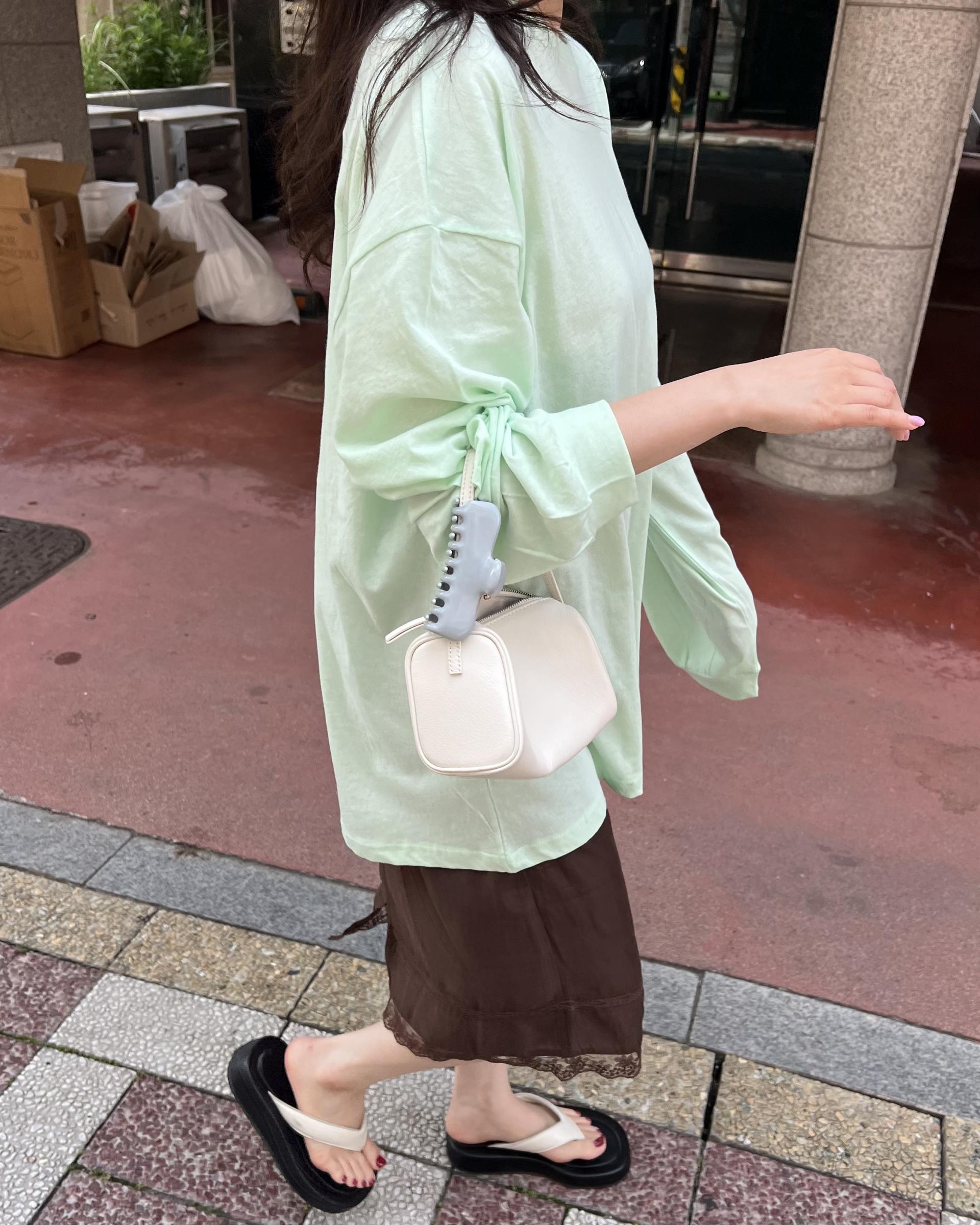 fruit top (white/mint/yellow/black/melange/pink)