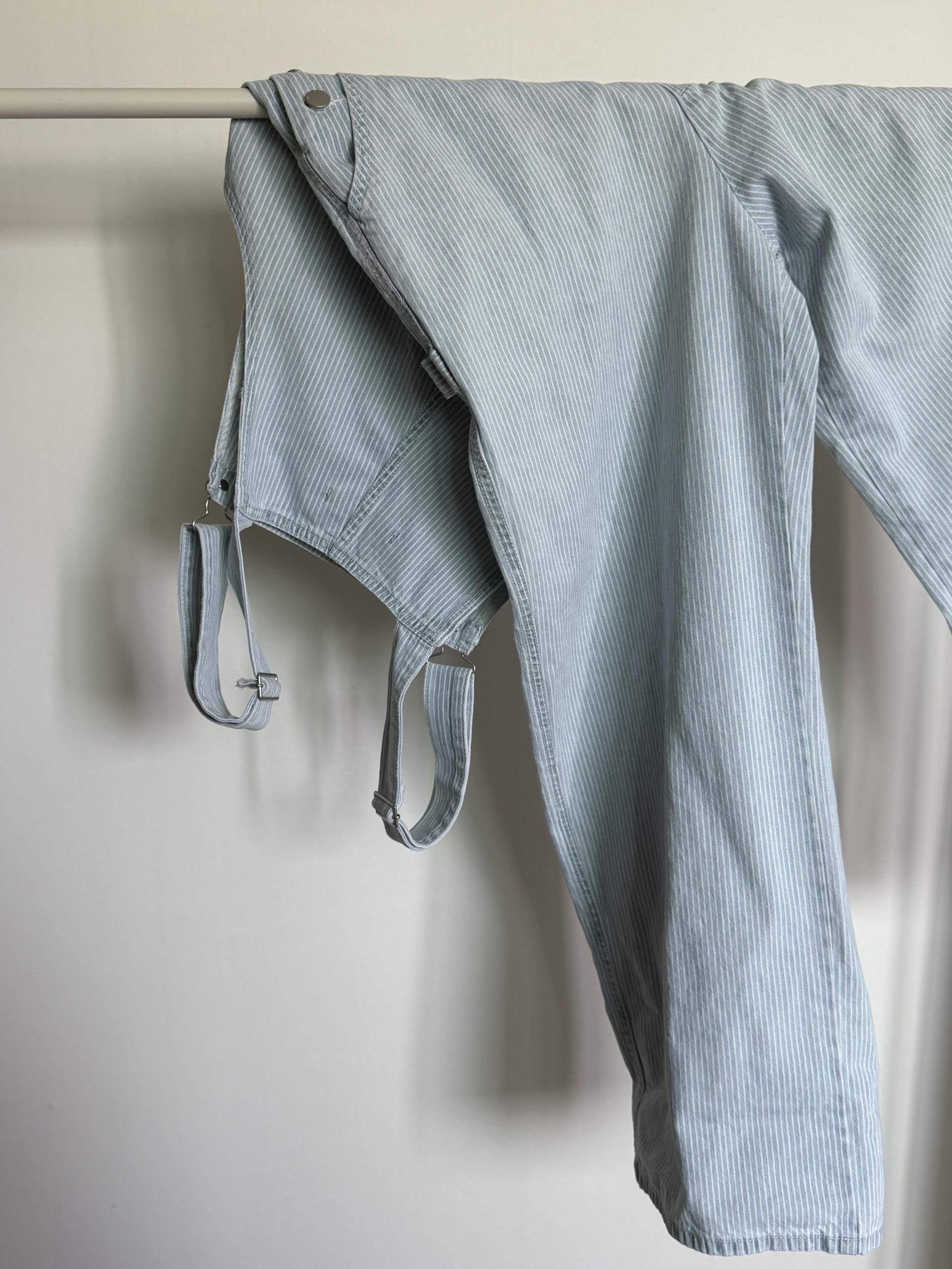 donkey stripe overall