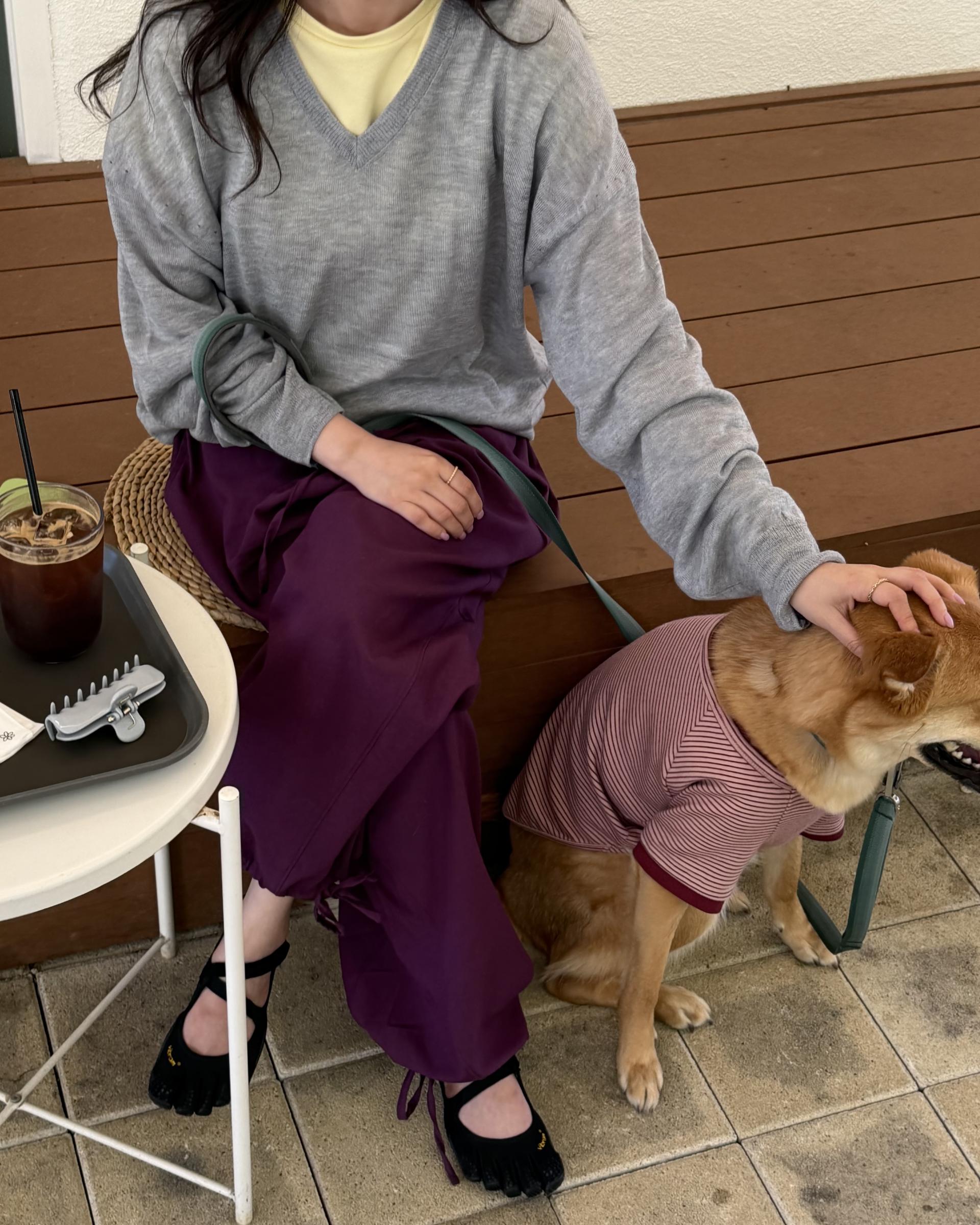 us v-neck knit