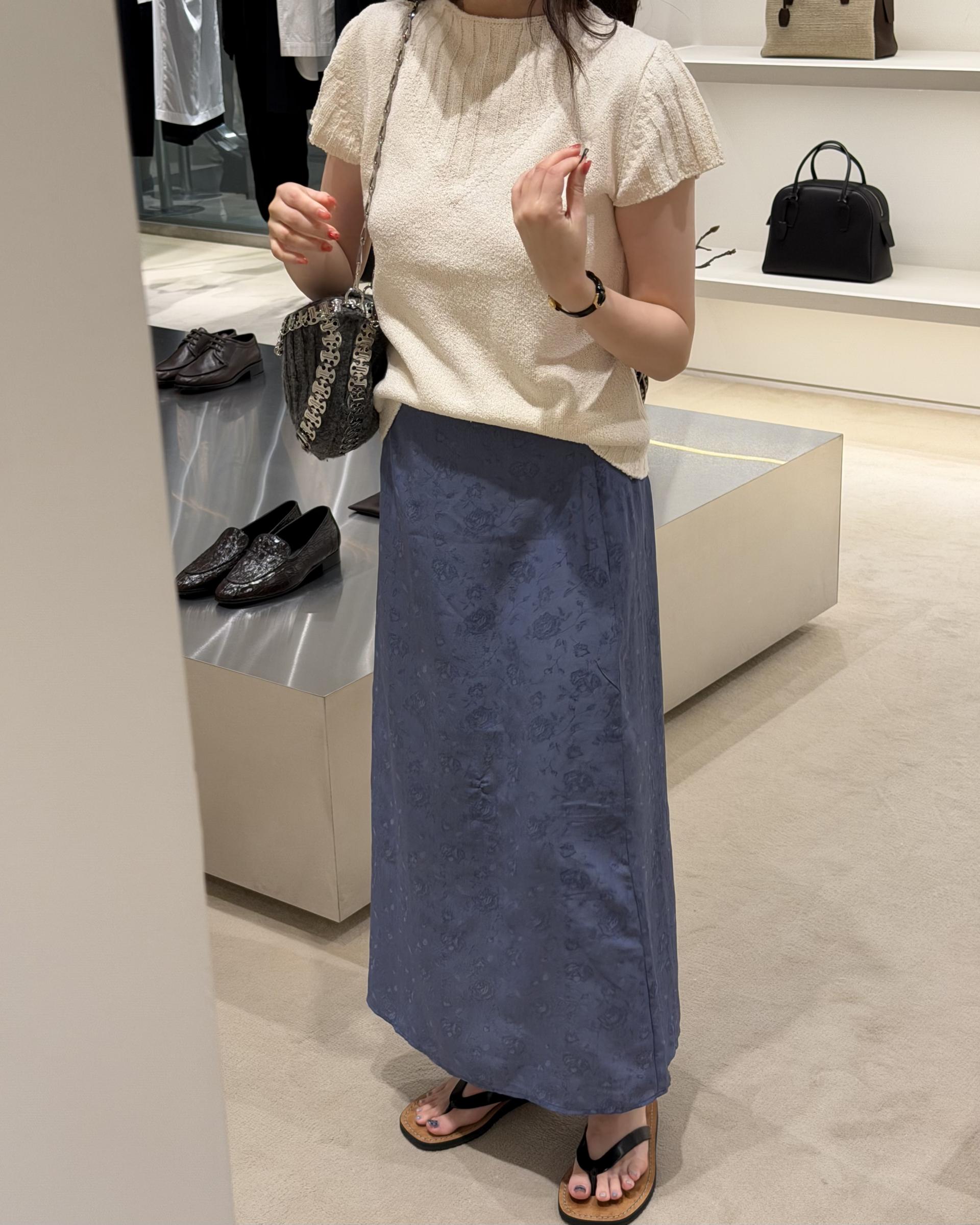 emma half knit (cream/pale grey/charcoal)
