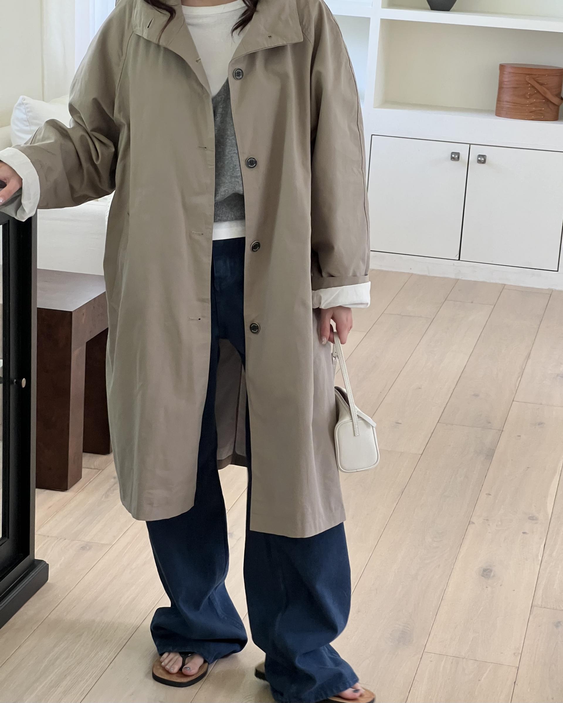 post single trench (khaki)