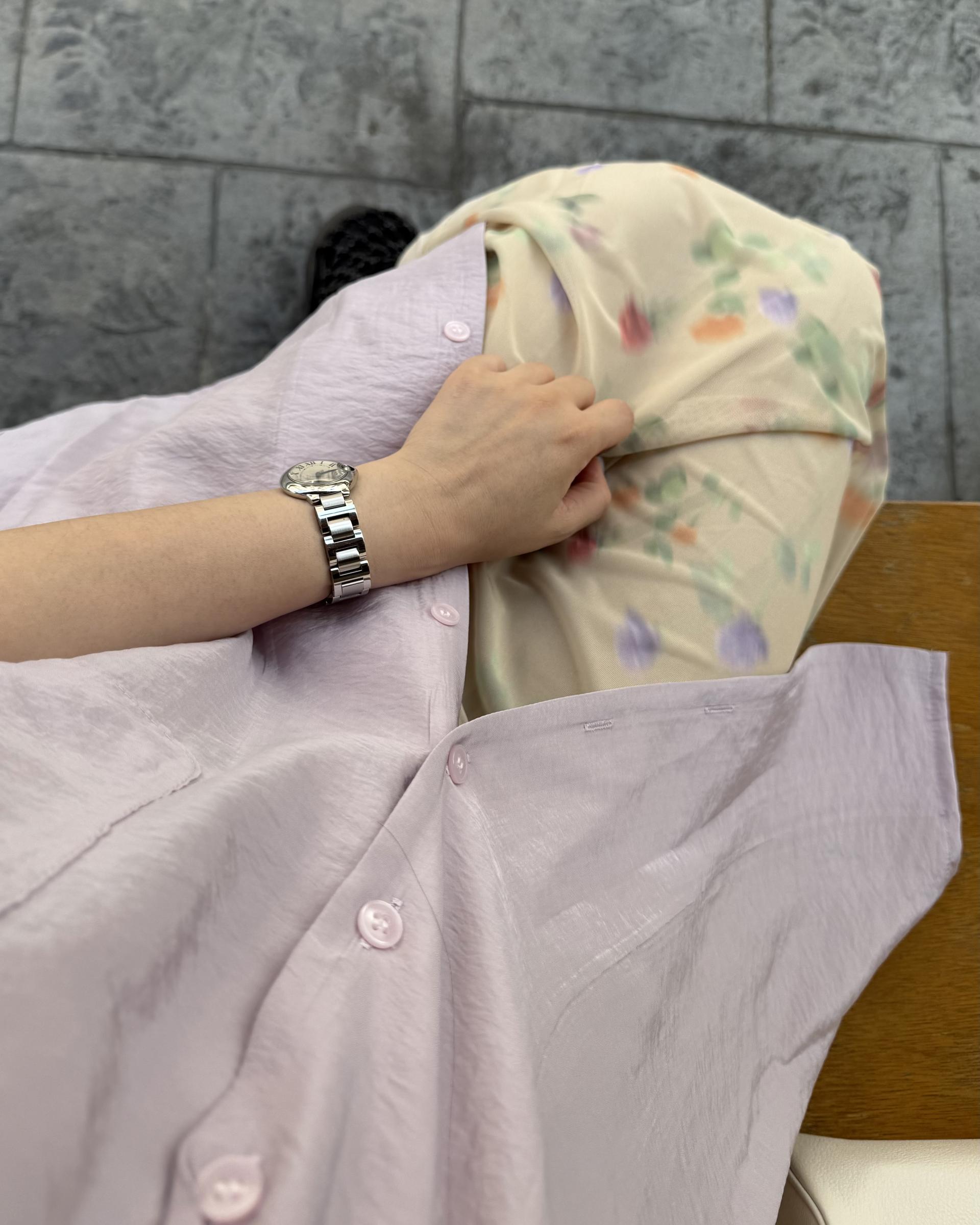 bong bong skirt (beige/black)