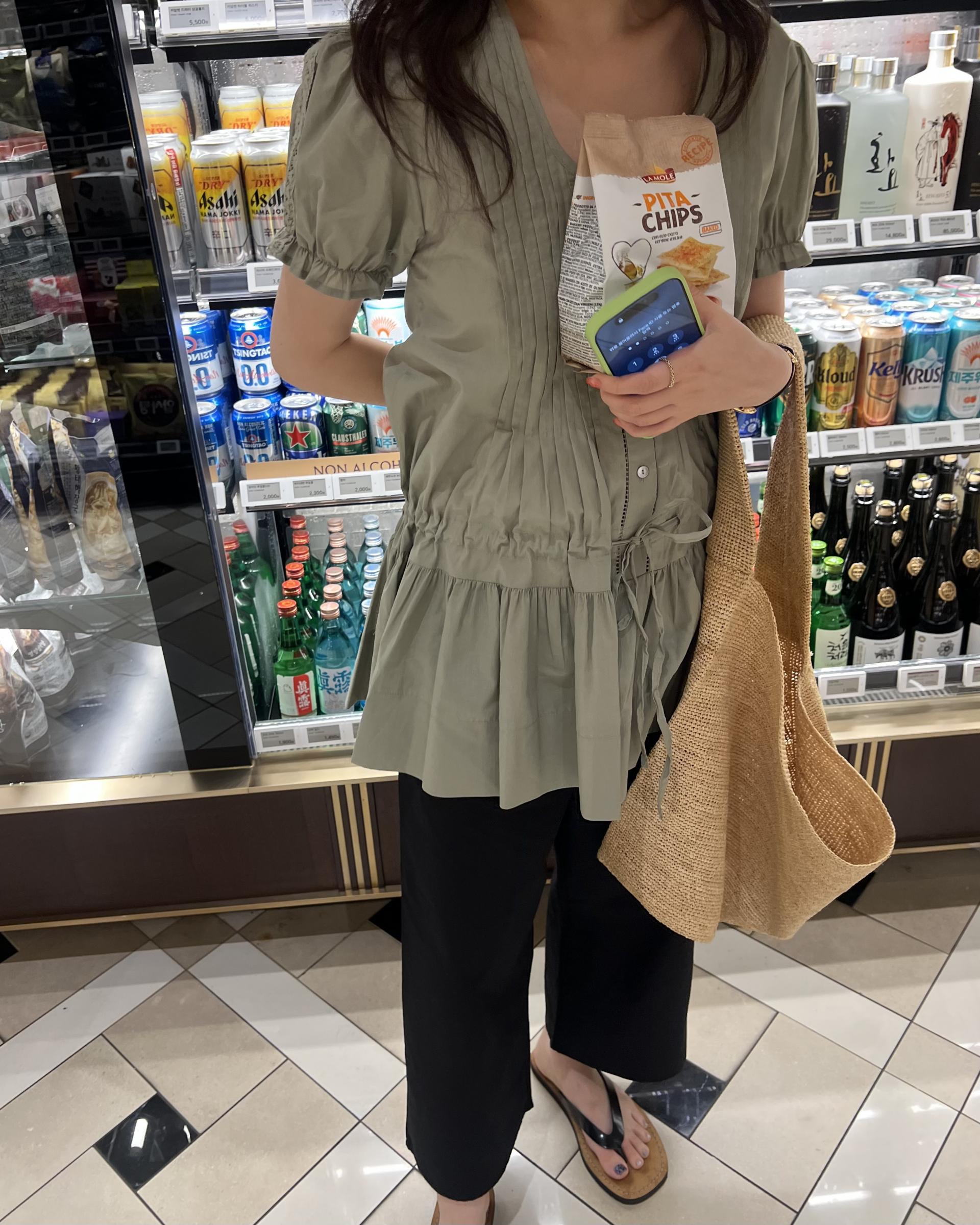 deborah pintuck dress (khaki/ivory/navy) 소재추가