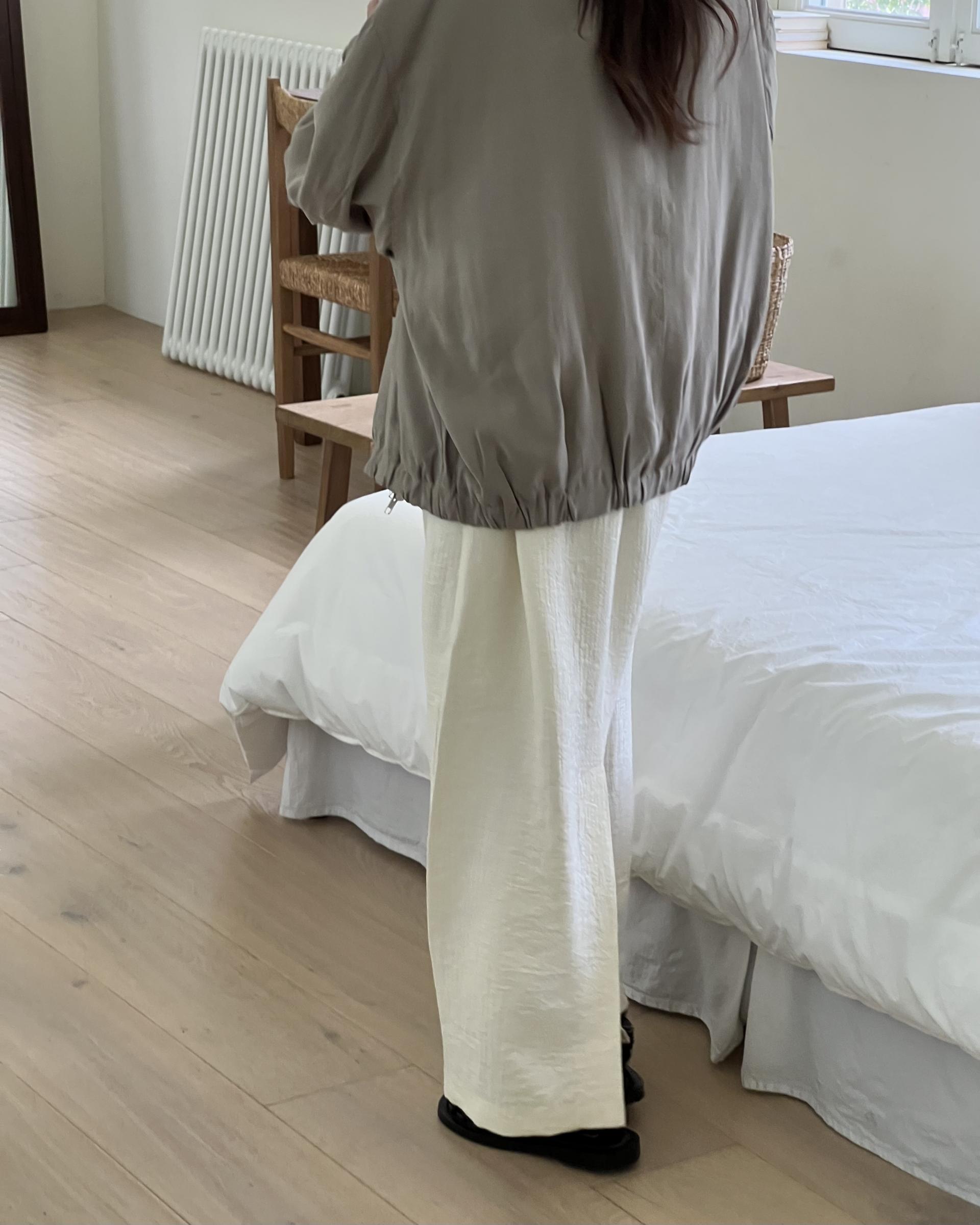 wool skin top (ivory/beige/charcoal/black)