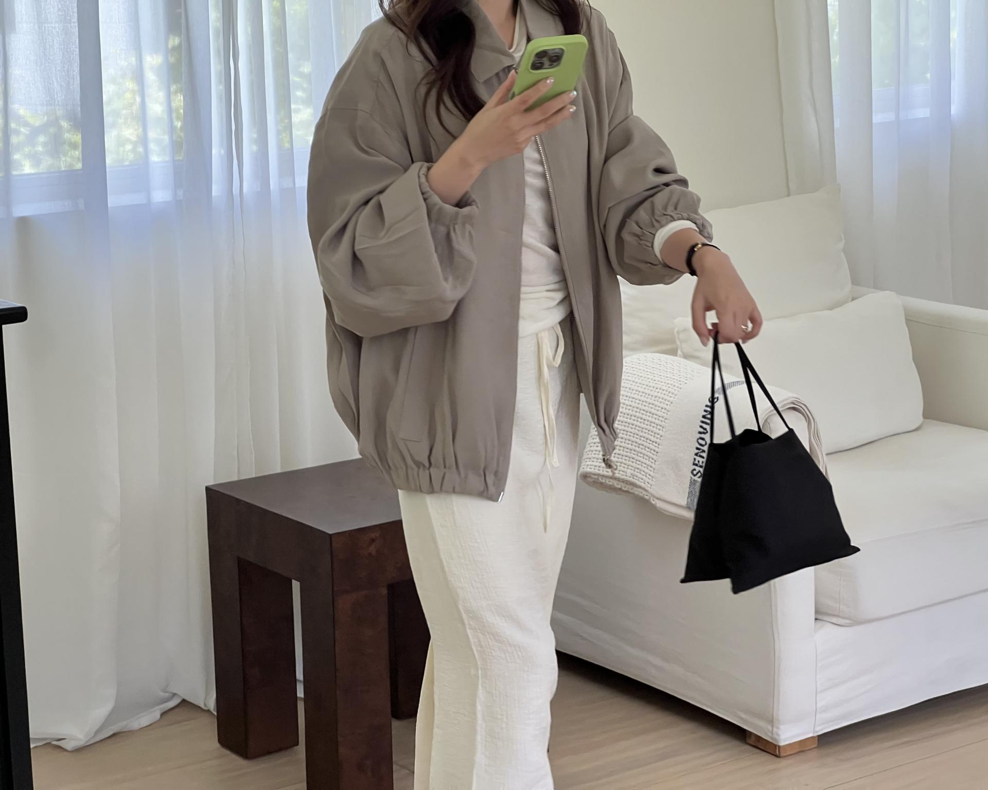 wool skin top (ivory/beige/charcoal/black)
