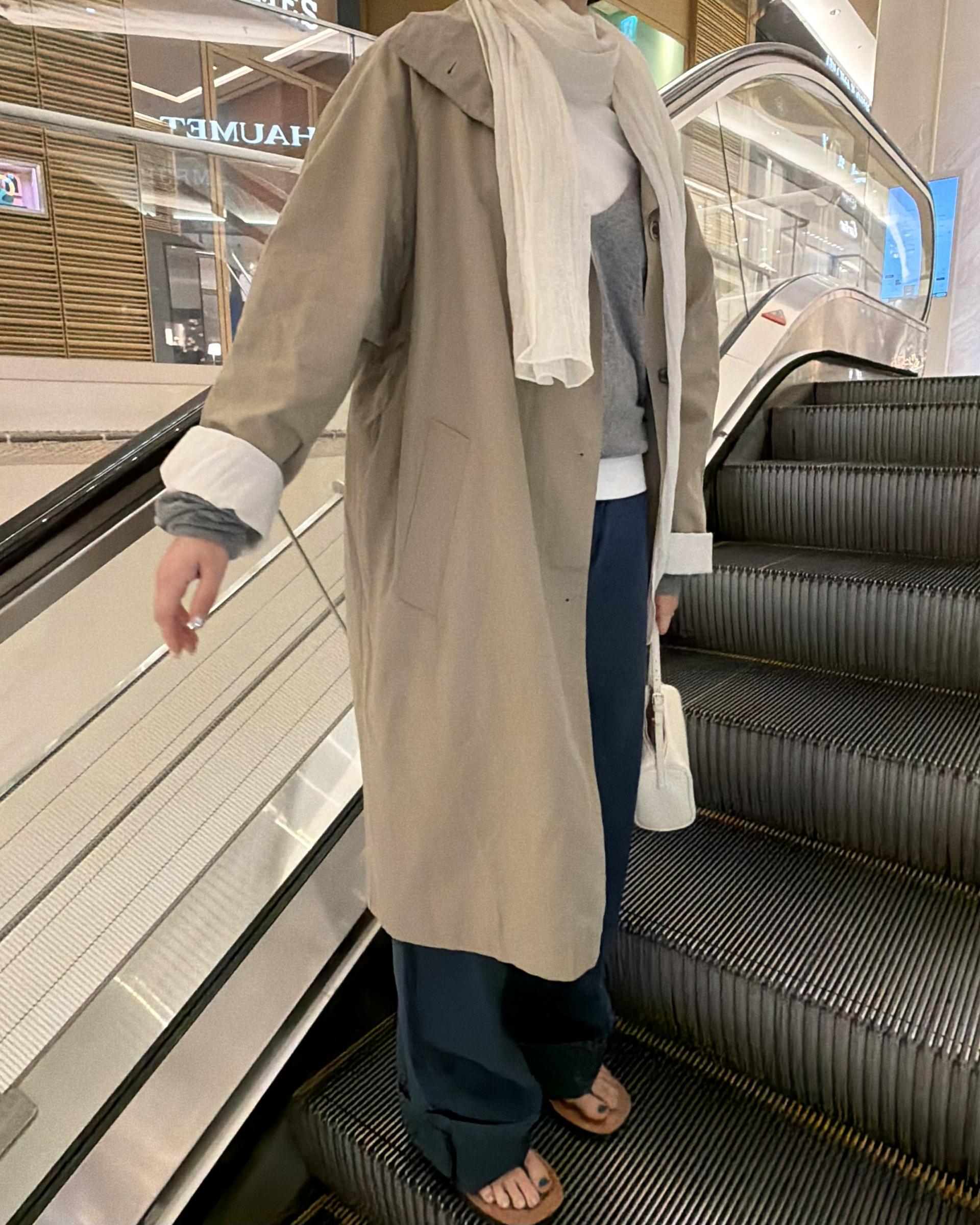 post single trench (khaki)