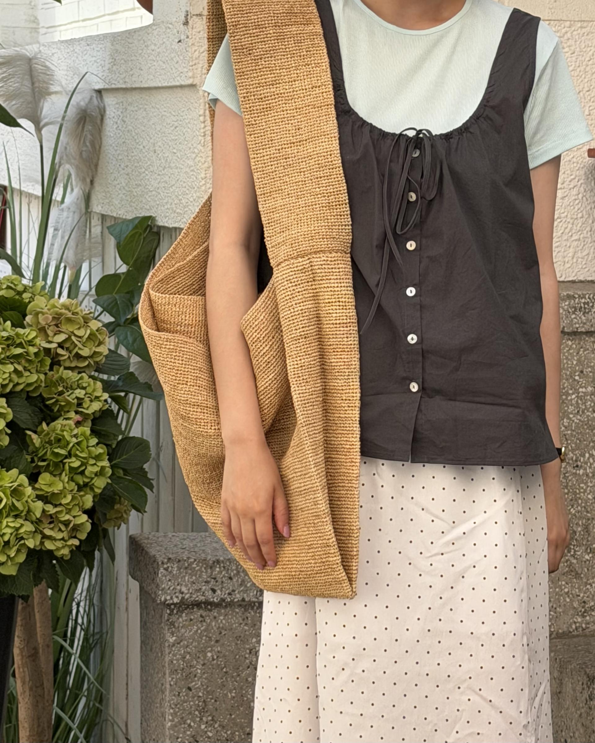 dot maxi skirt