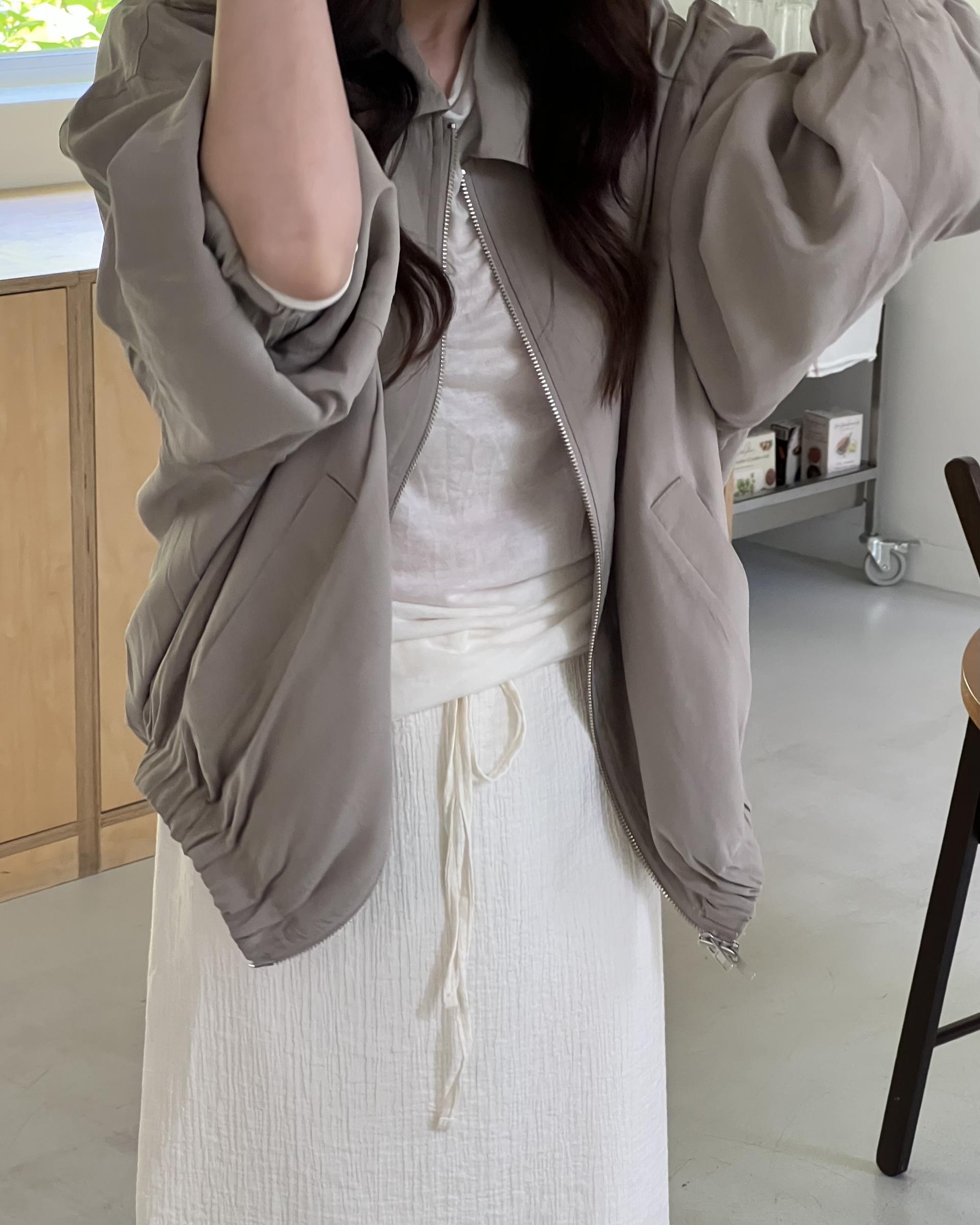 wool skin top (ivory/beige/charcoal/black)
