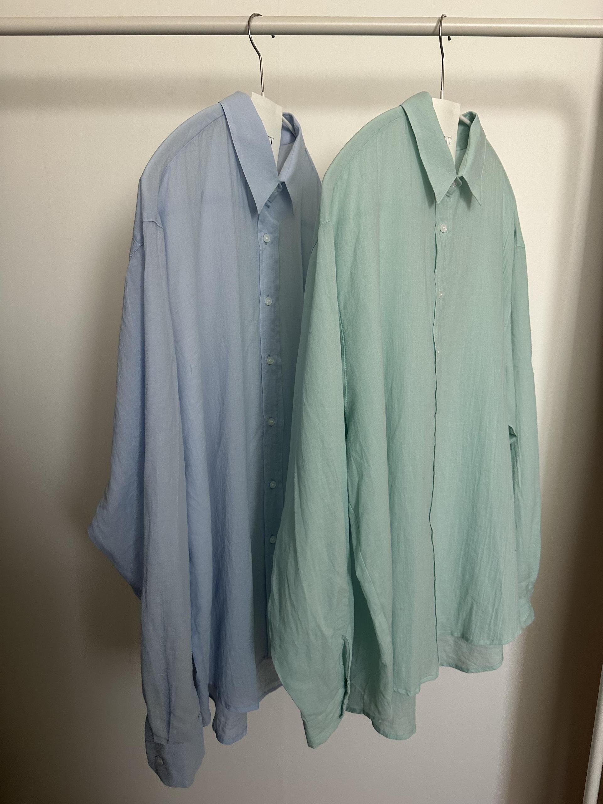 boil summer shirts (mint/blue)