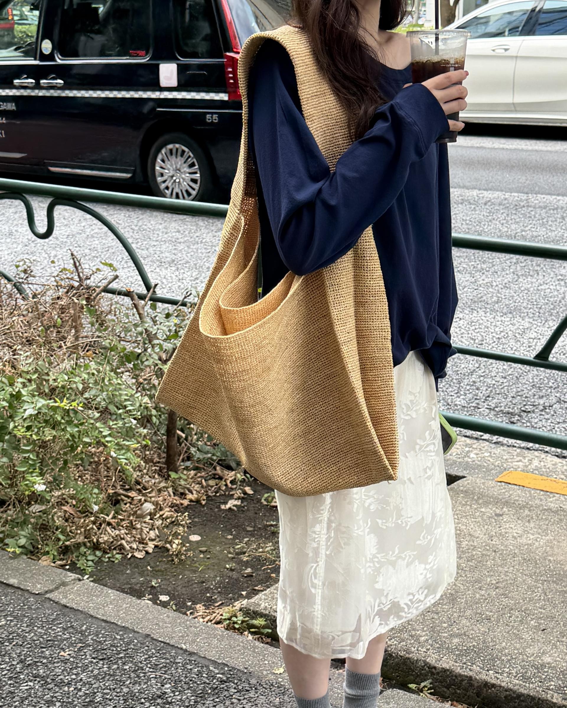 gloria midi skirt (charcoal/cream)