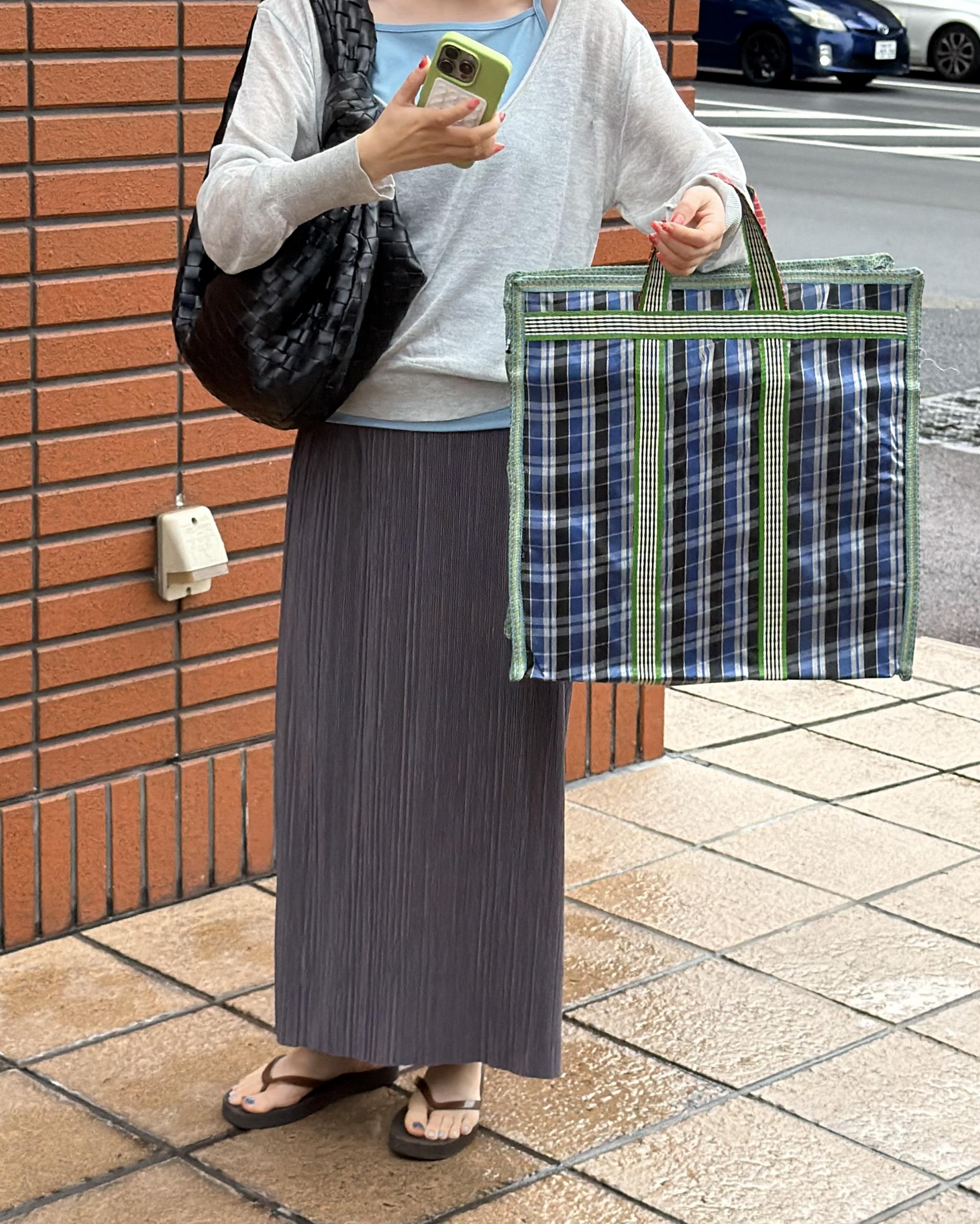 <made> penne skirt (charcoal grey)