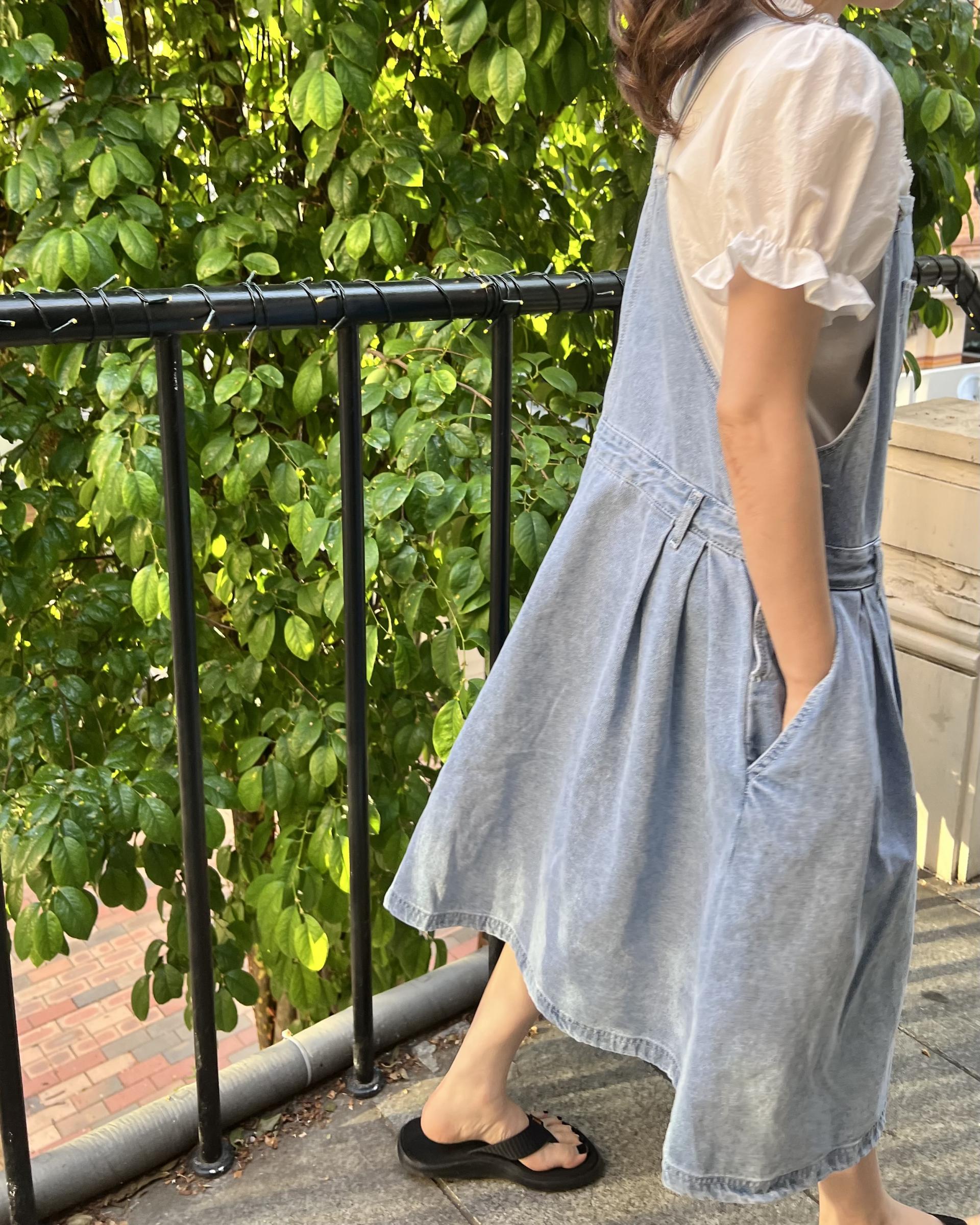 miguel denim overall 완