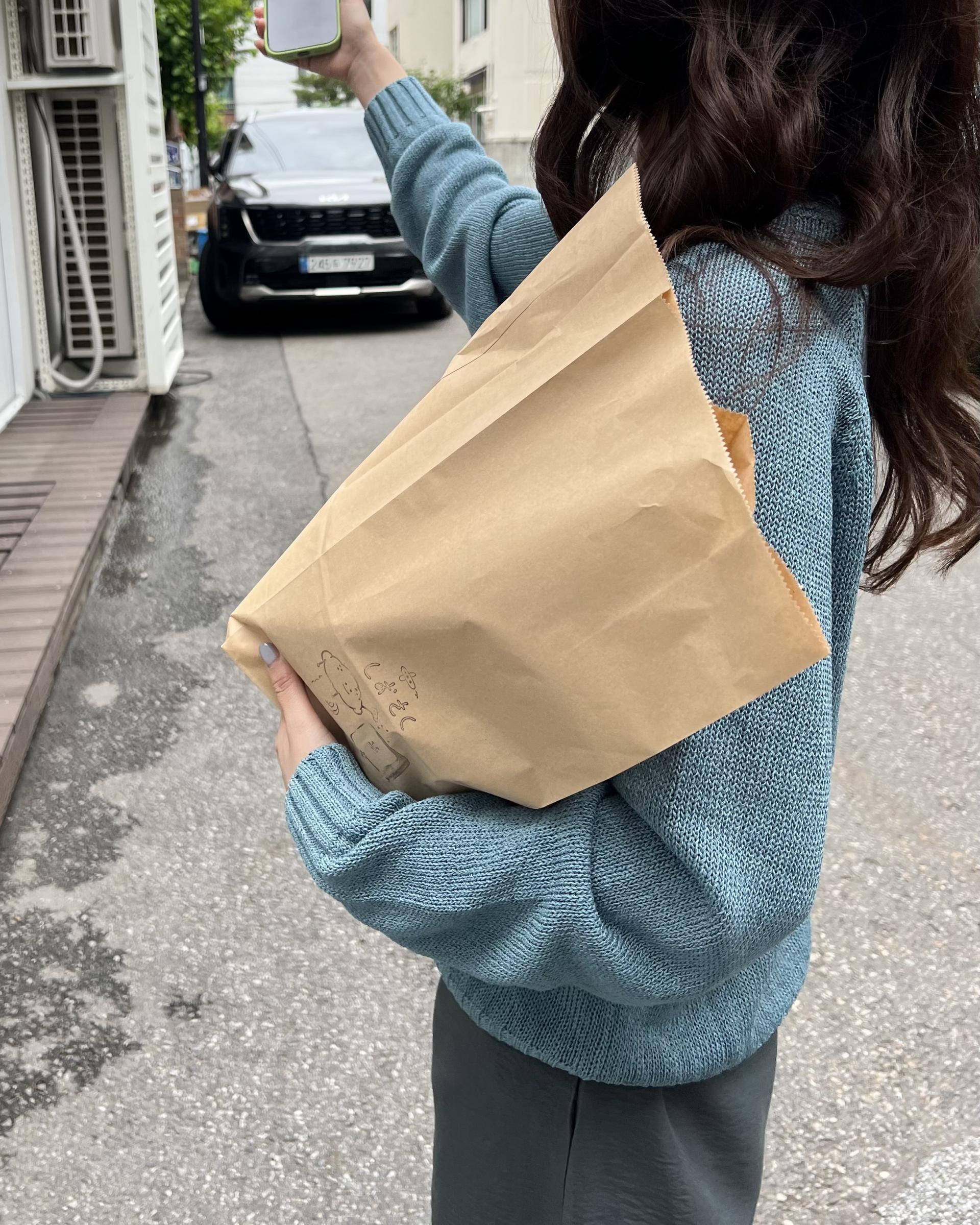 meet round knit(turkish blue/cream)