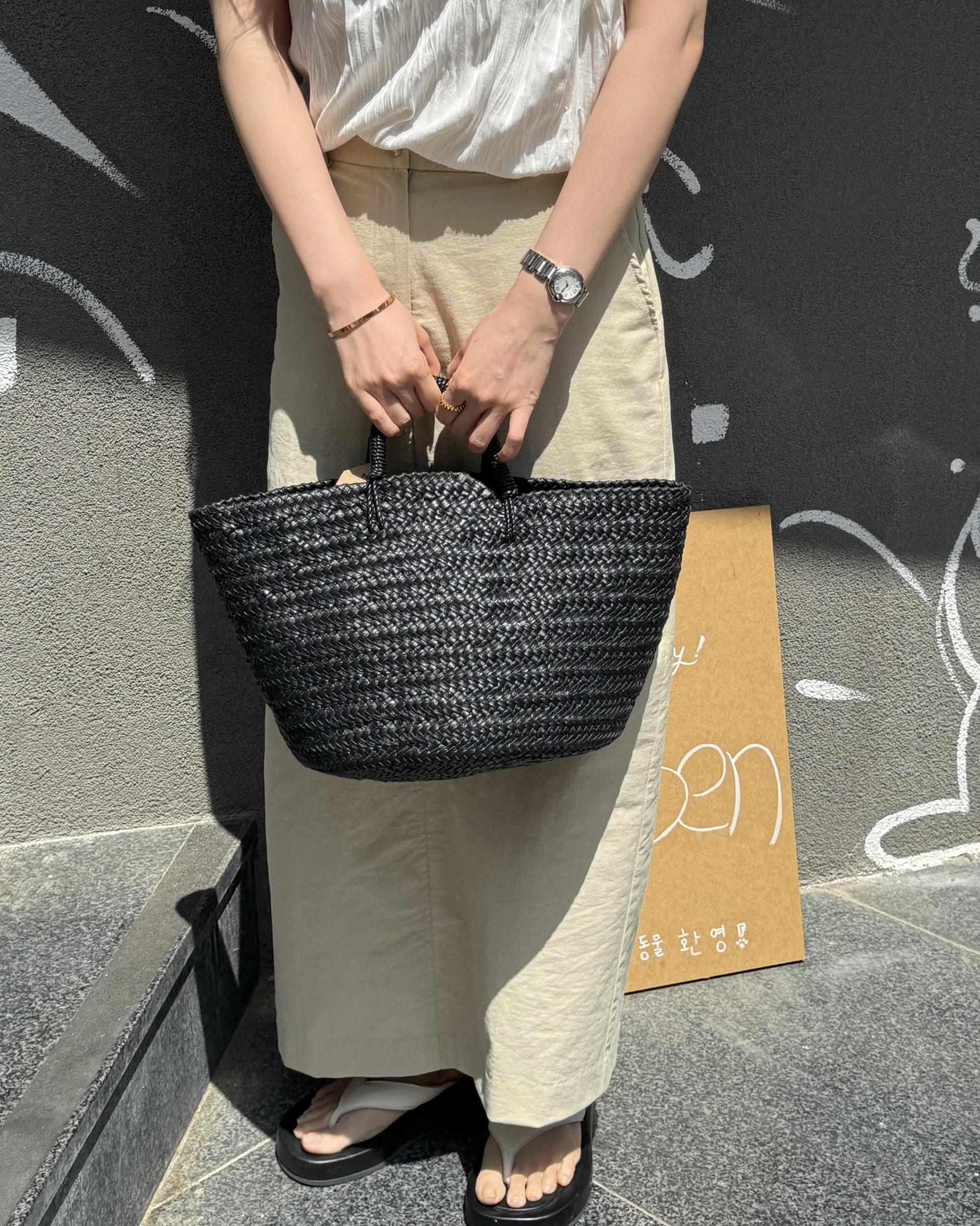 creme cotton skirt (beige/white) 완