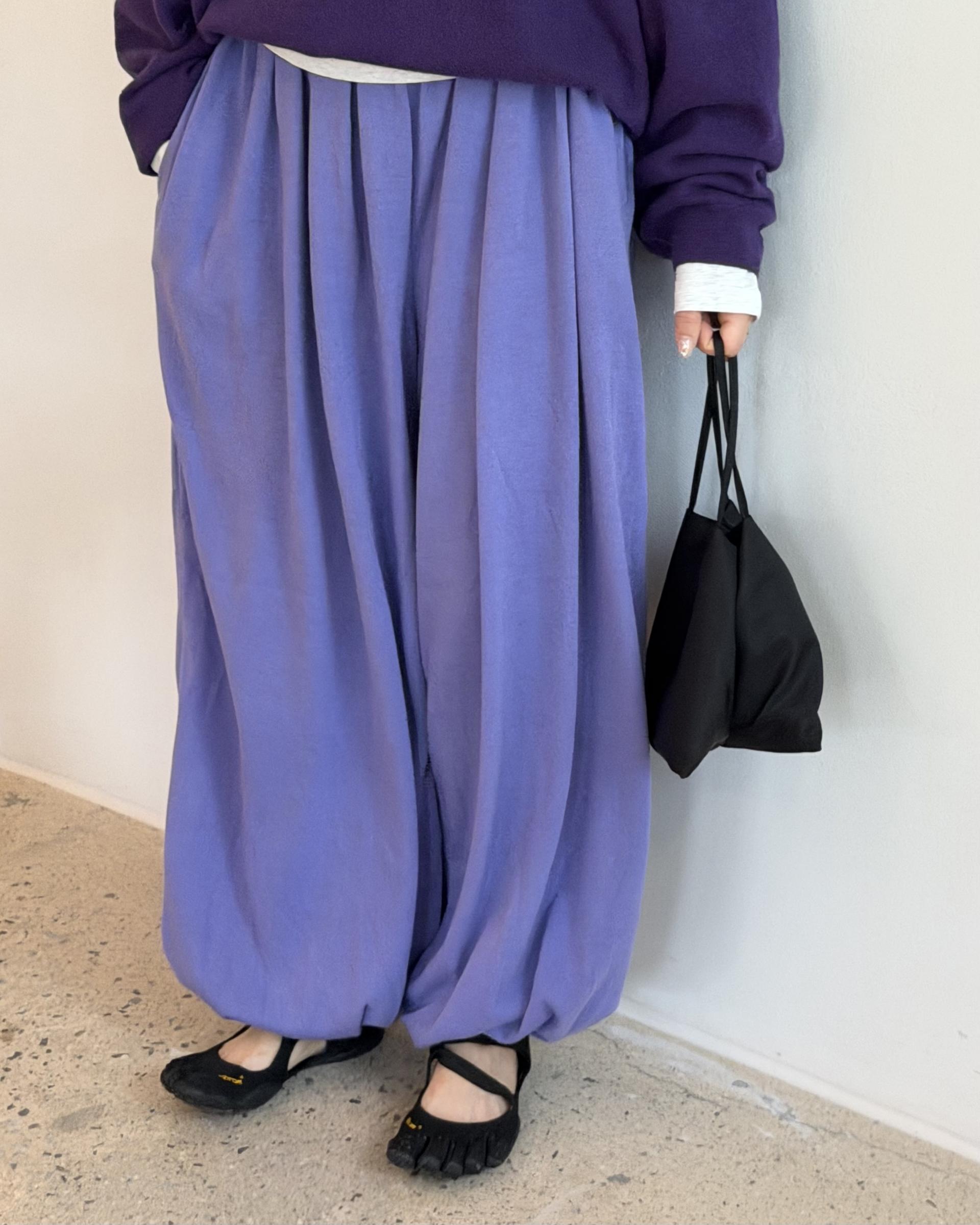 savanna harem pants (purple/charcoal/grey)