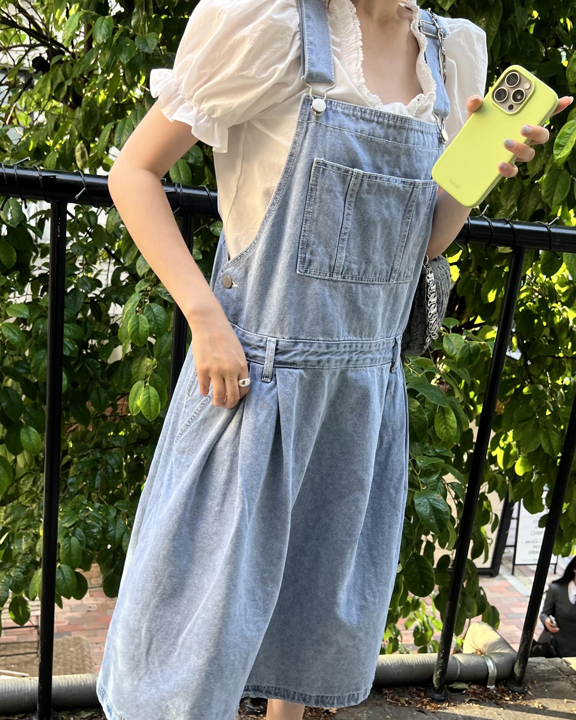 miguel denim overall 완