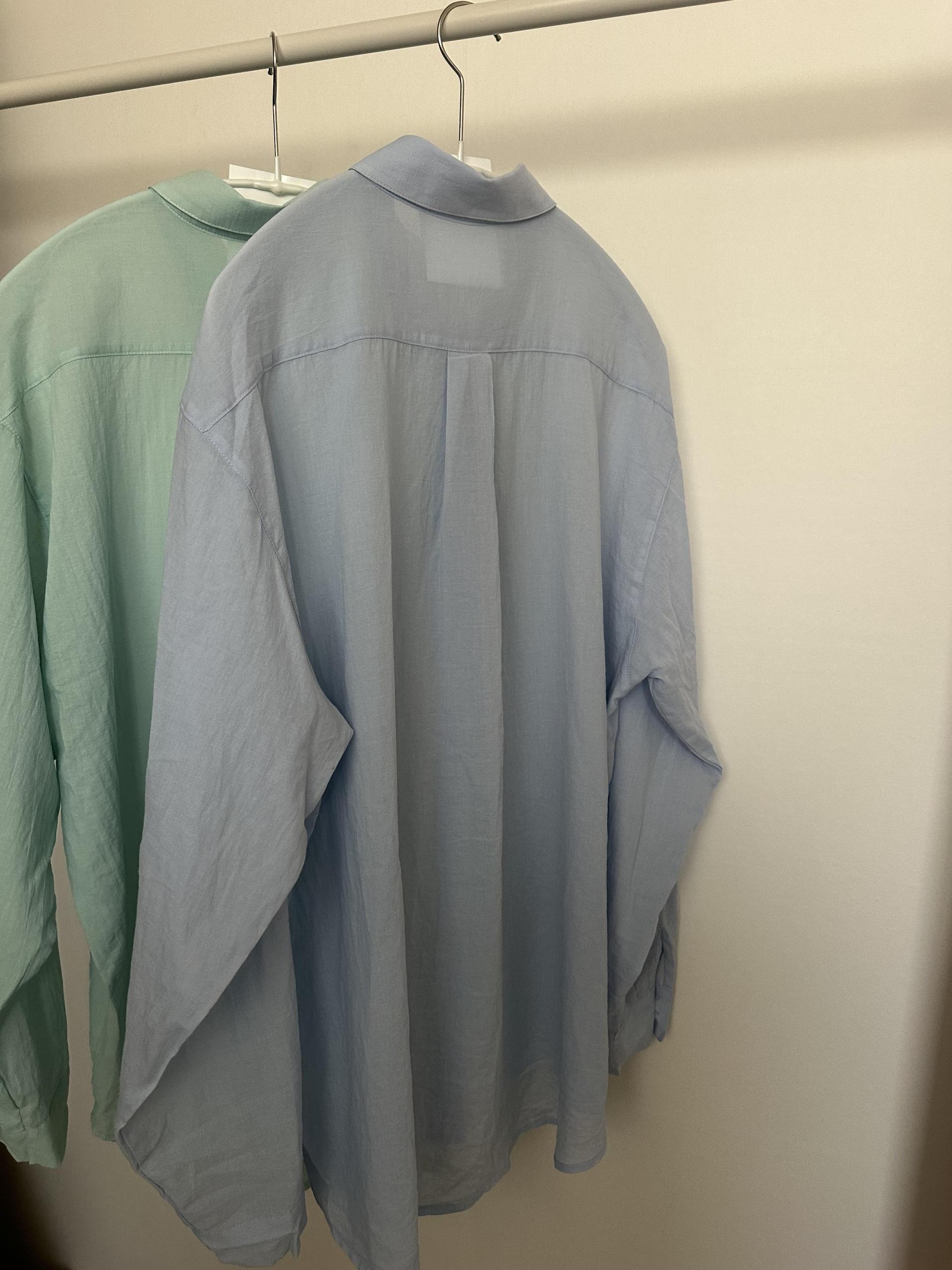 boil summer shirts (mint/blue)