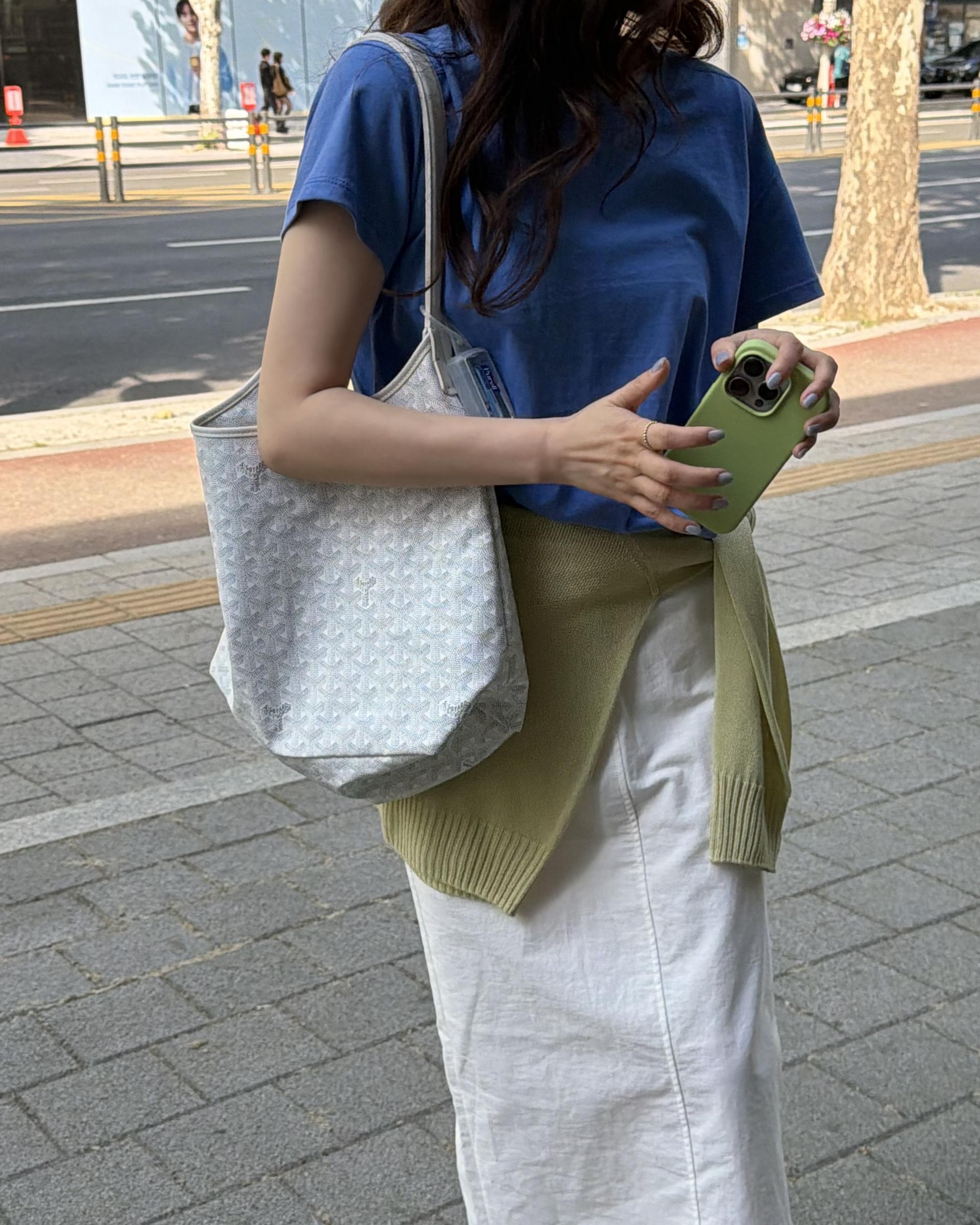 creme cotton skirt (beige/white) 완