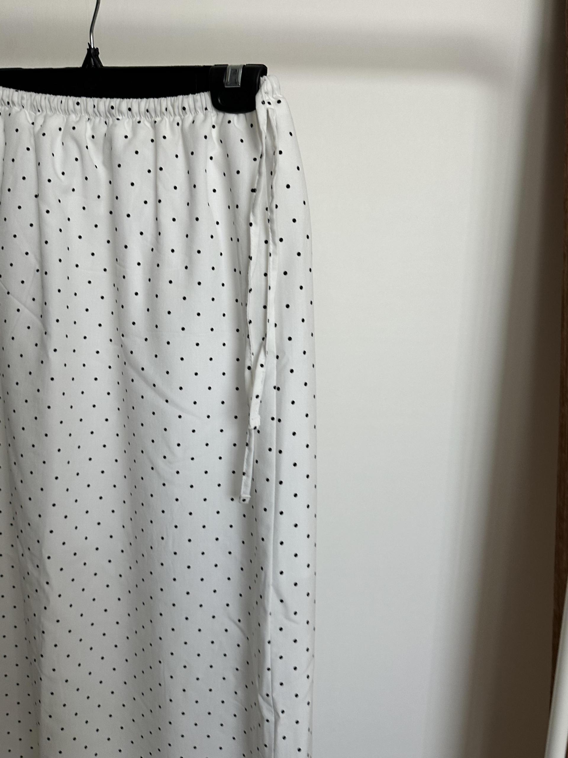 dot maxi skirt