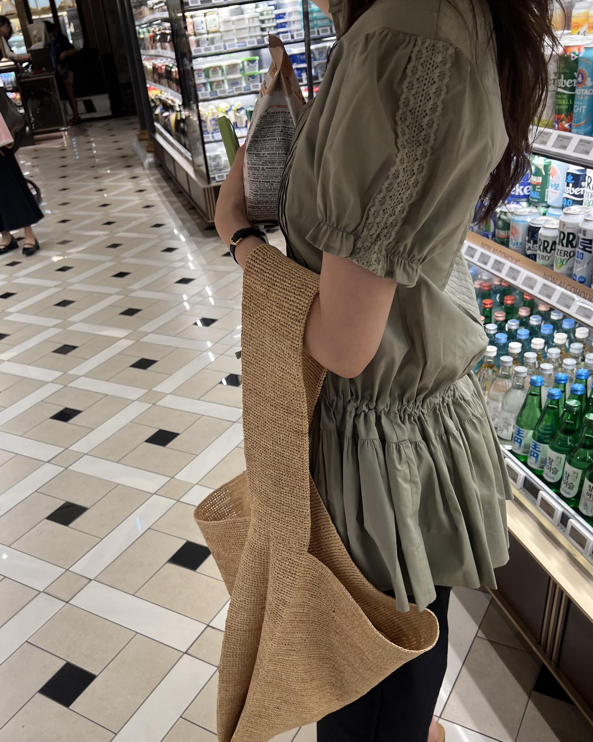 deborah pintuck dress (khaki/ivory/navy) 소재추가