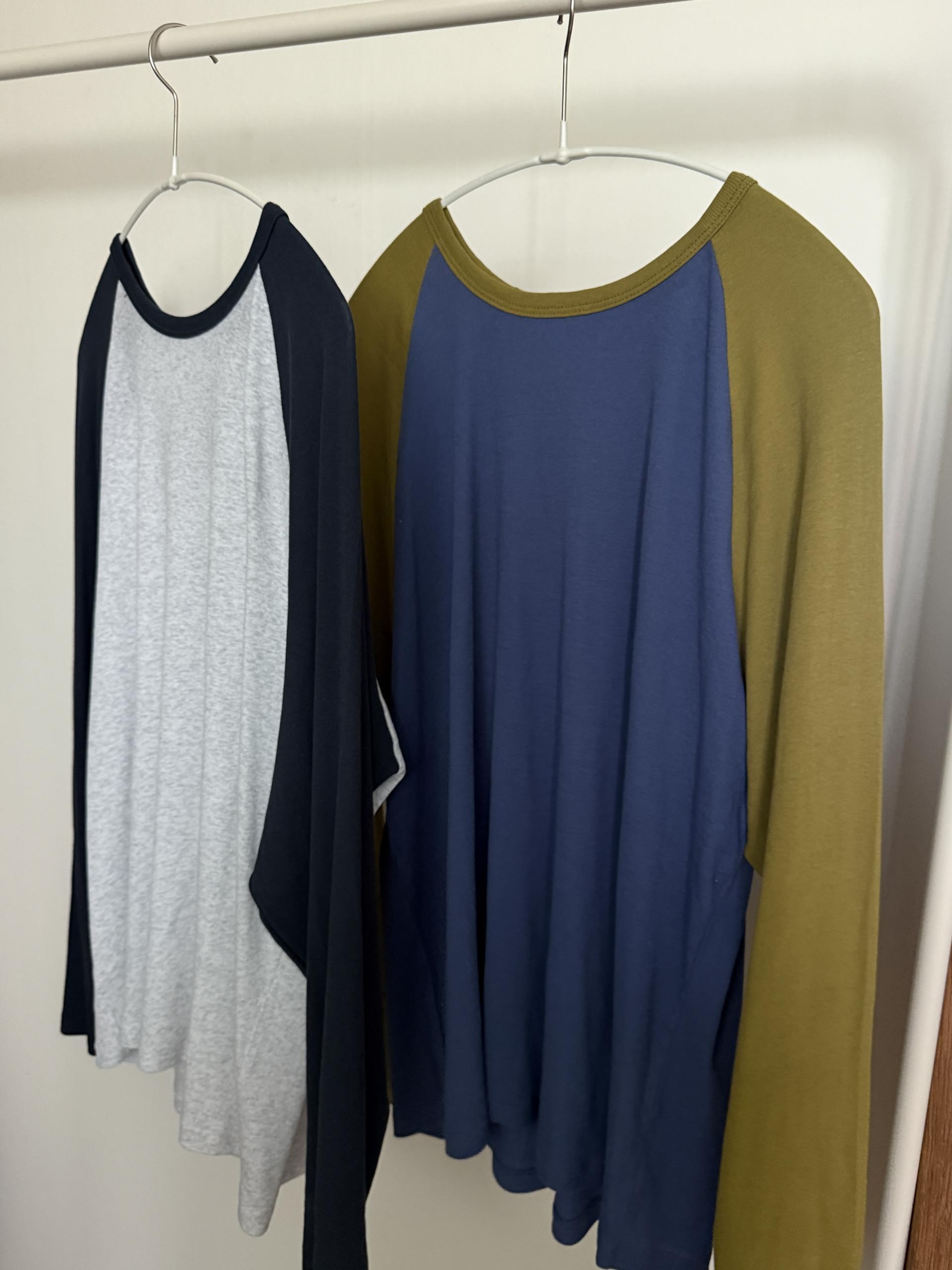 union raglan top (blue/navy)
