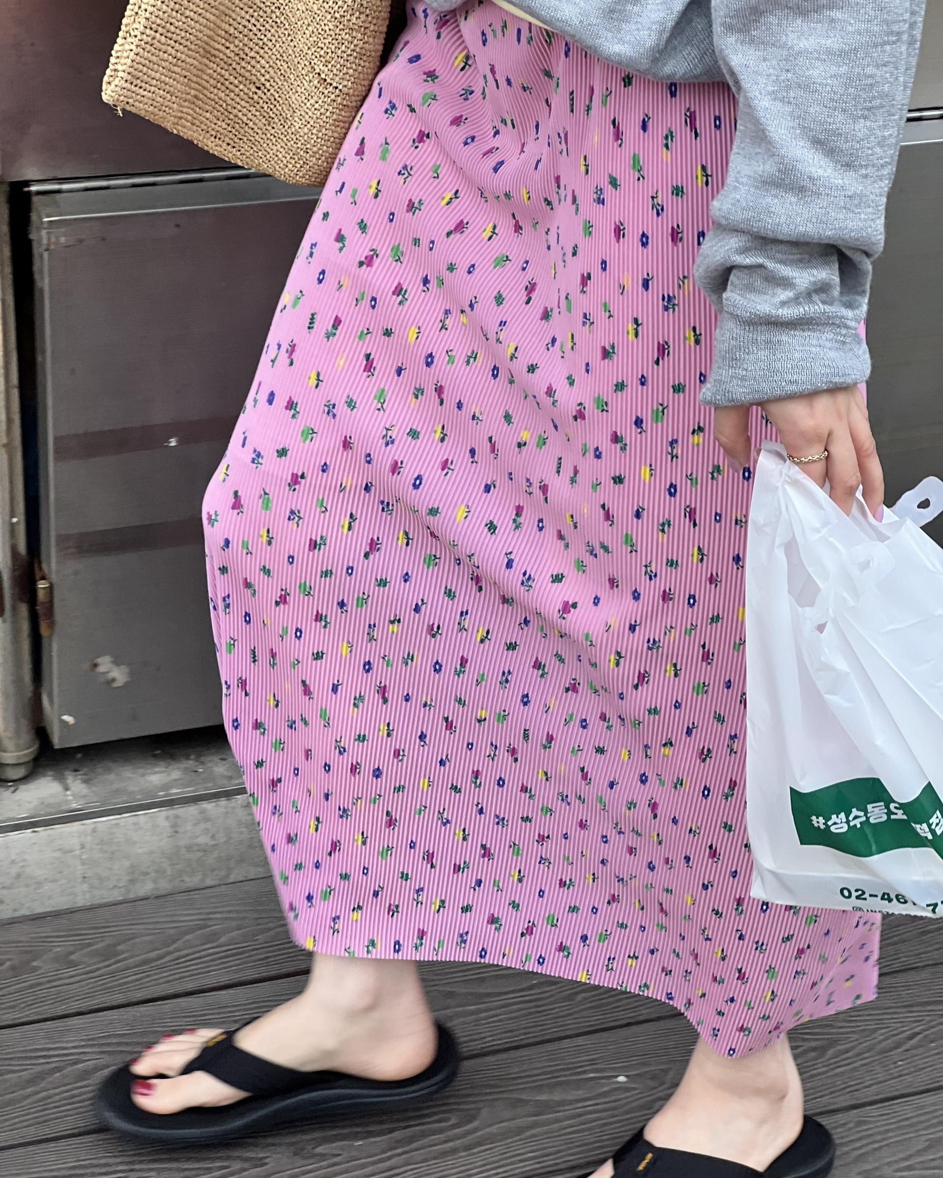 <made> penne skirt (bubble gum)