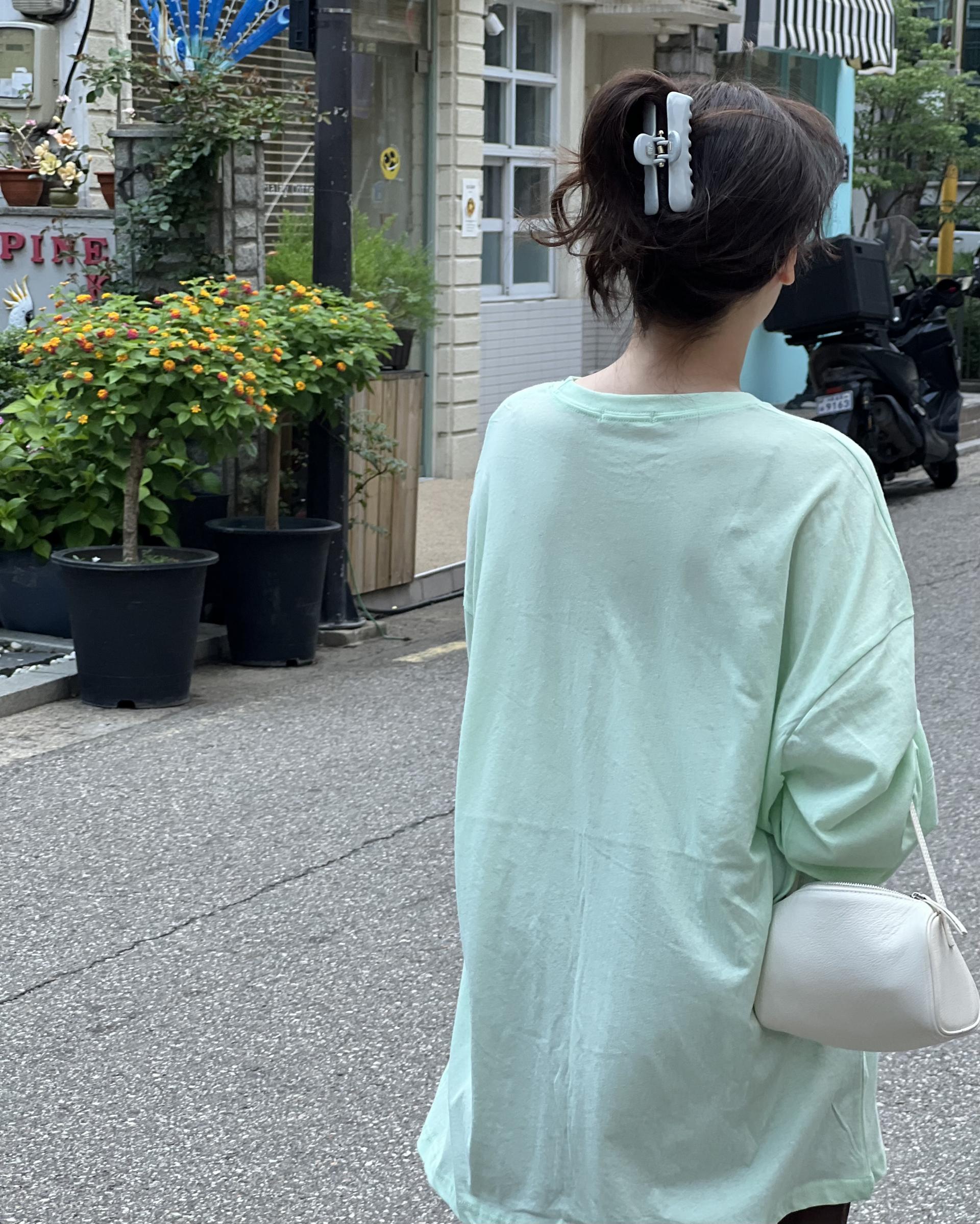 fruit top (white/mint/yellow/black/melange/pink)