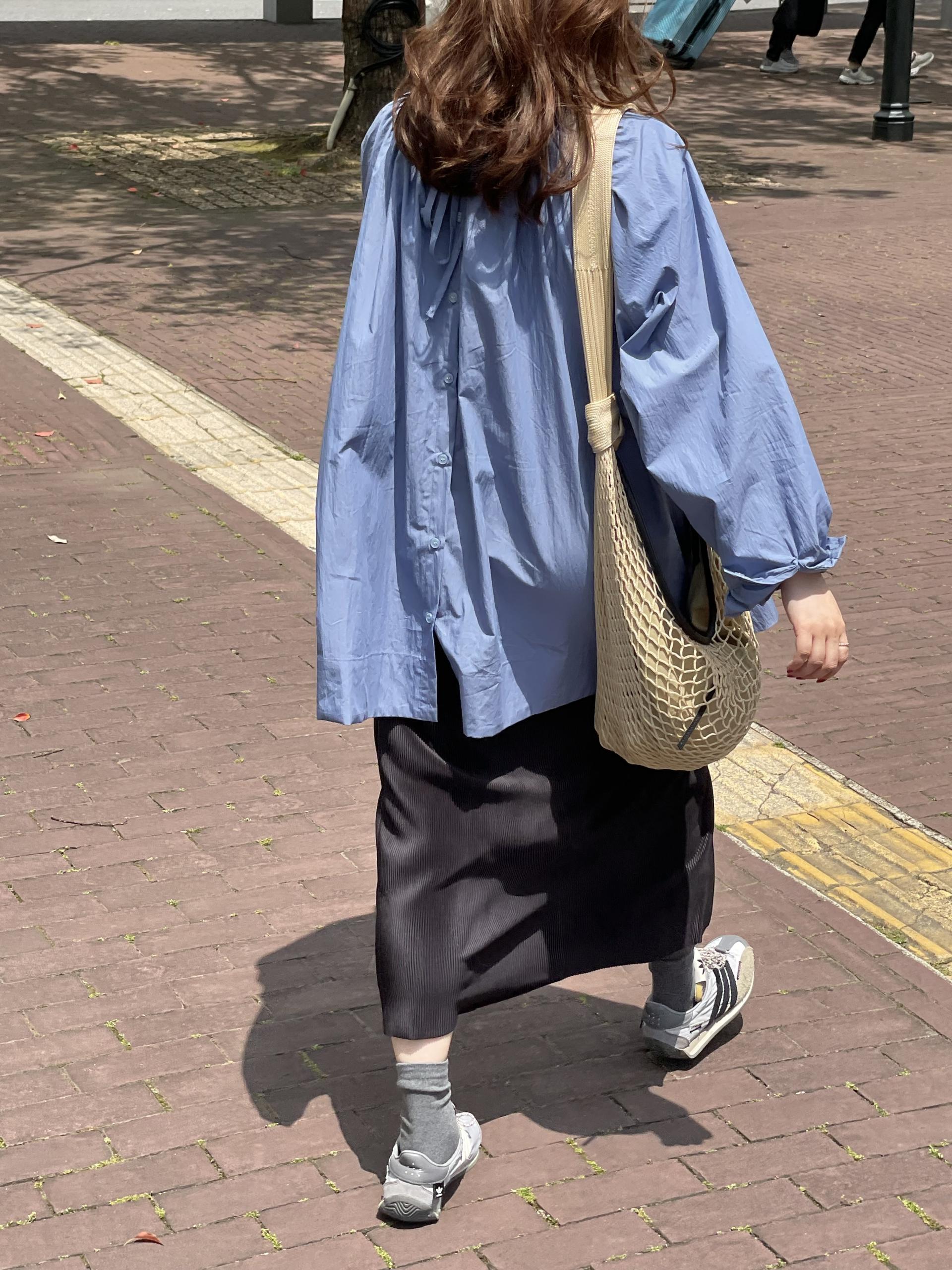 <made> sorbet blouse (indigo blue) (13차 pre-order)