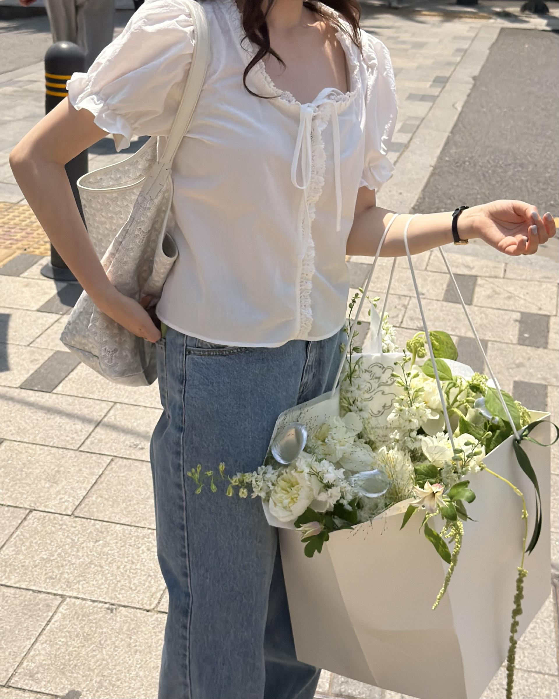 joy lace blouse