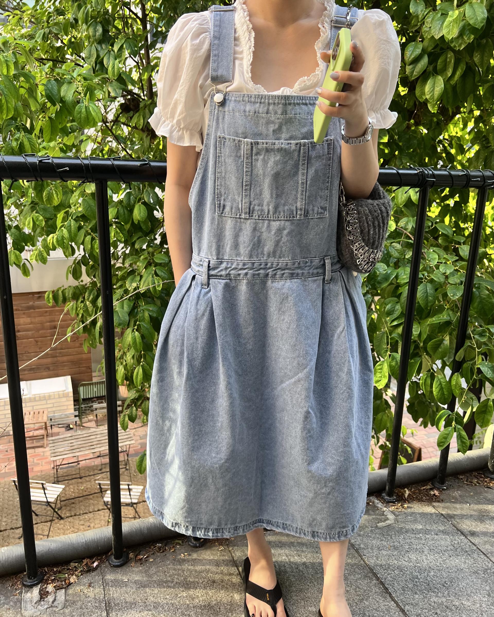 miguel denim overall 완