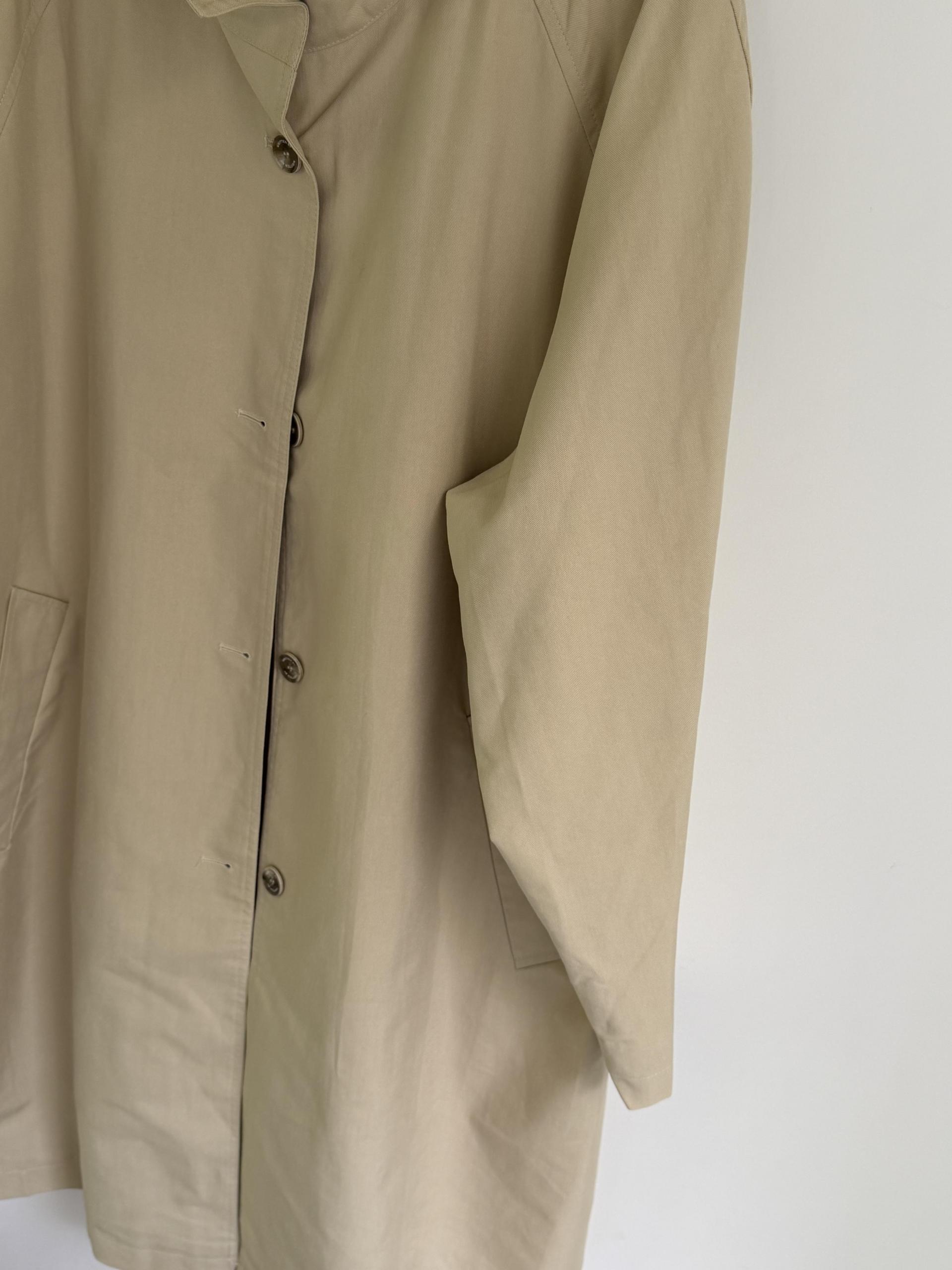 post single trench coat (beige)